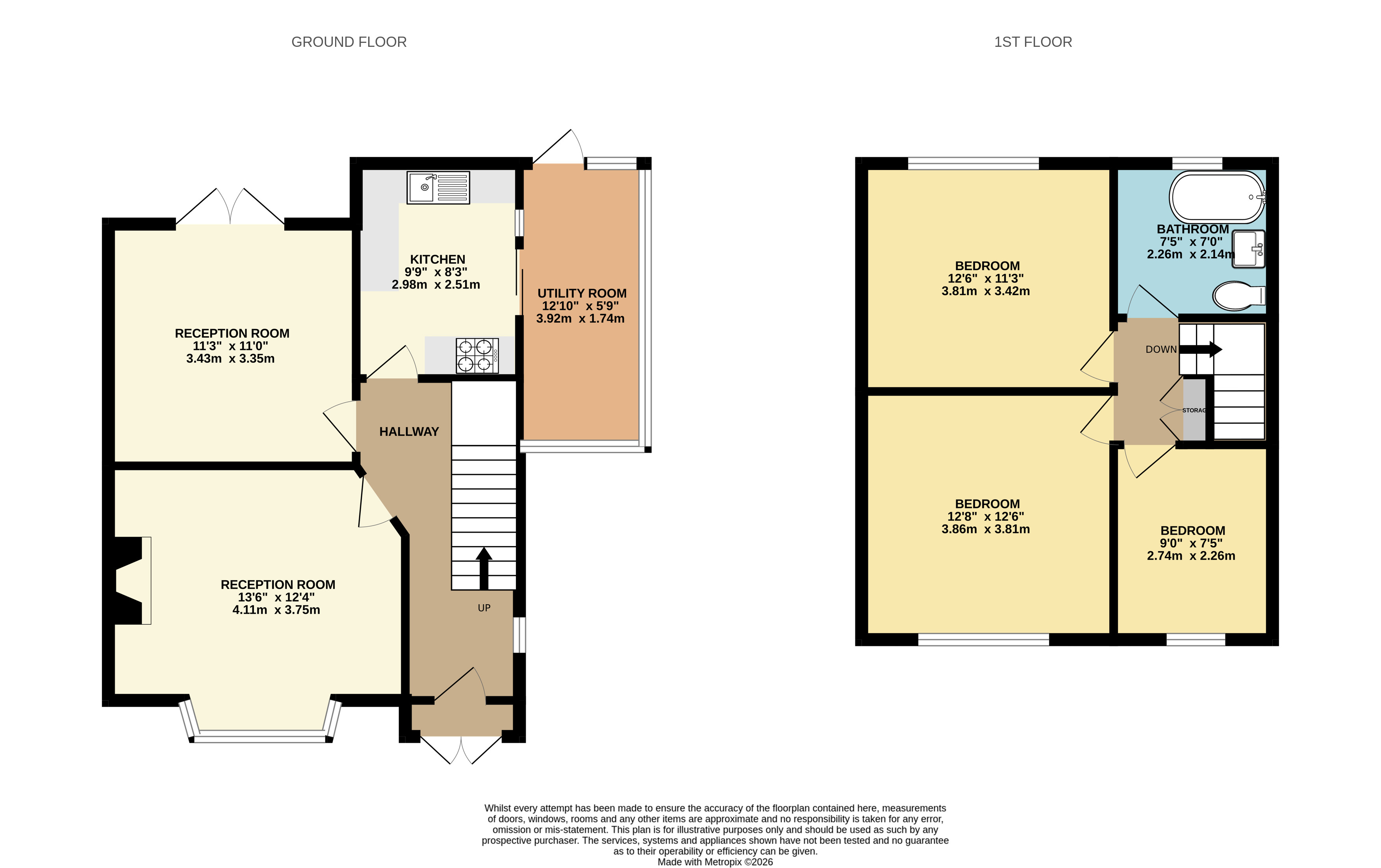 6, Walton Rise, Bristol floorplan