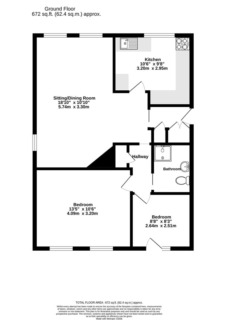 15, The Cranbrooks, York floorplan
