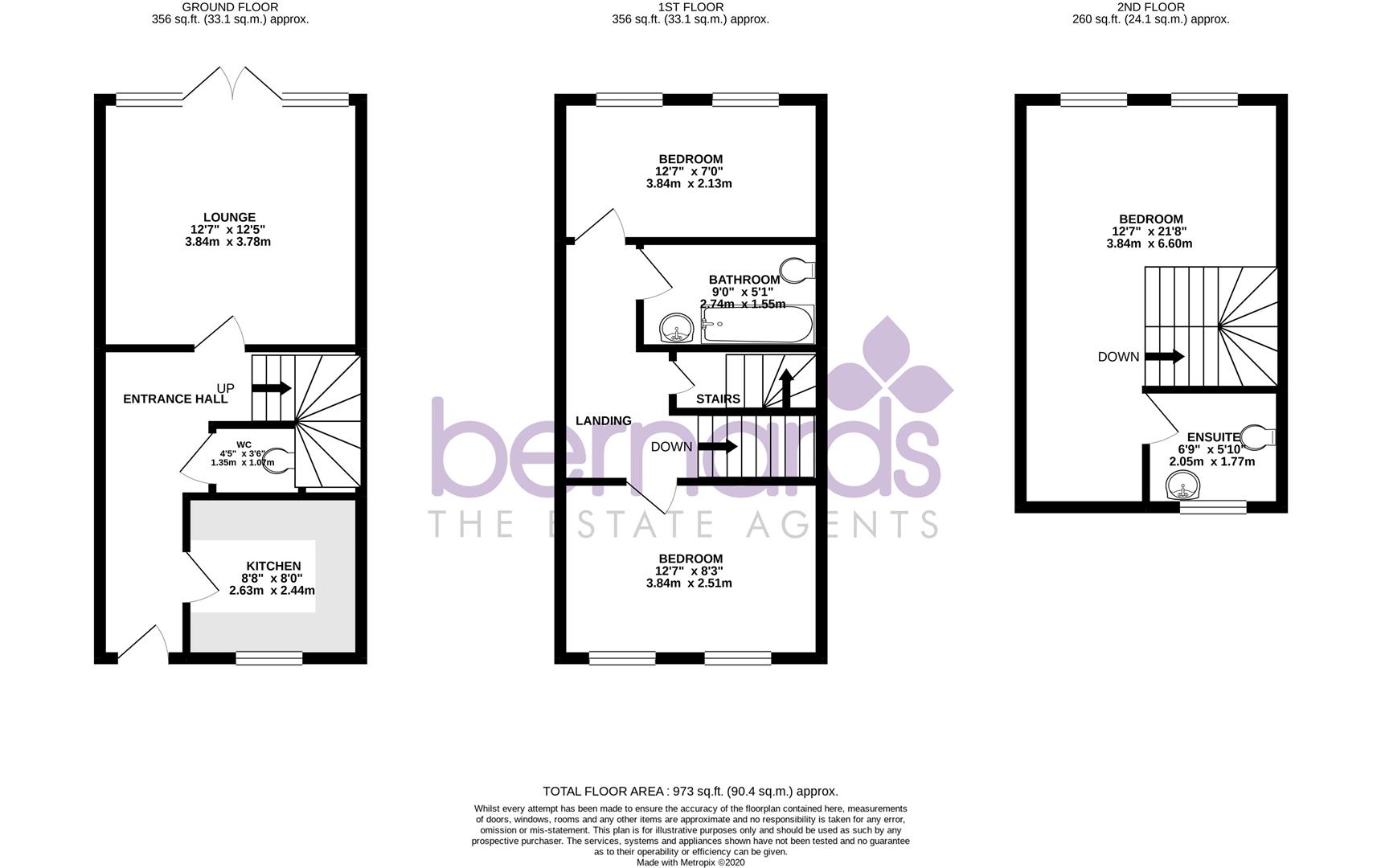 251 New Road, Portsmouth floorplan