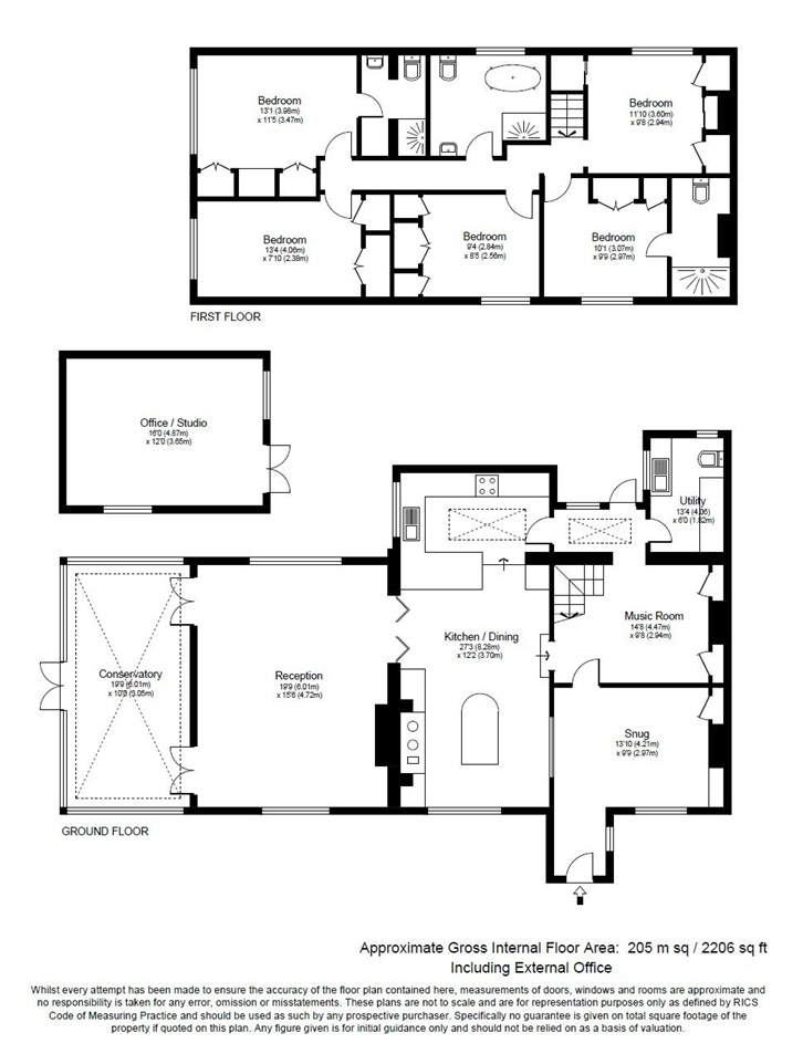 5 Bedrooms Detached house for sale in Dudley Cottages, Simplemarsh Road, Addlestone, Surrey KT15