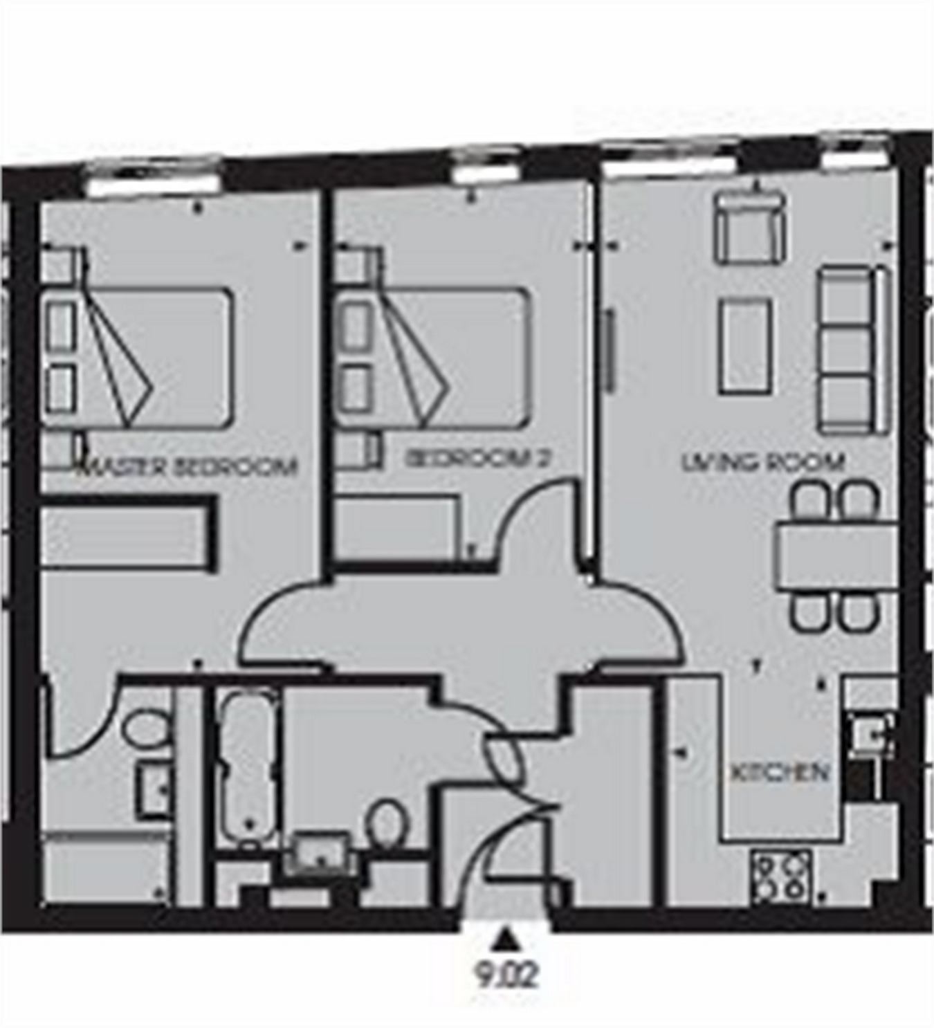 2 Bedrooms Flat to rent in Saffron Central Square, Croydon, Surrey CR0
