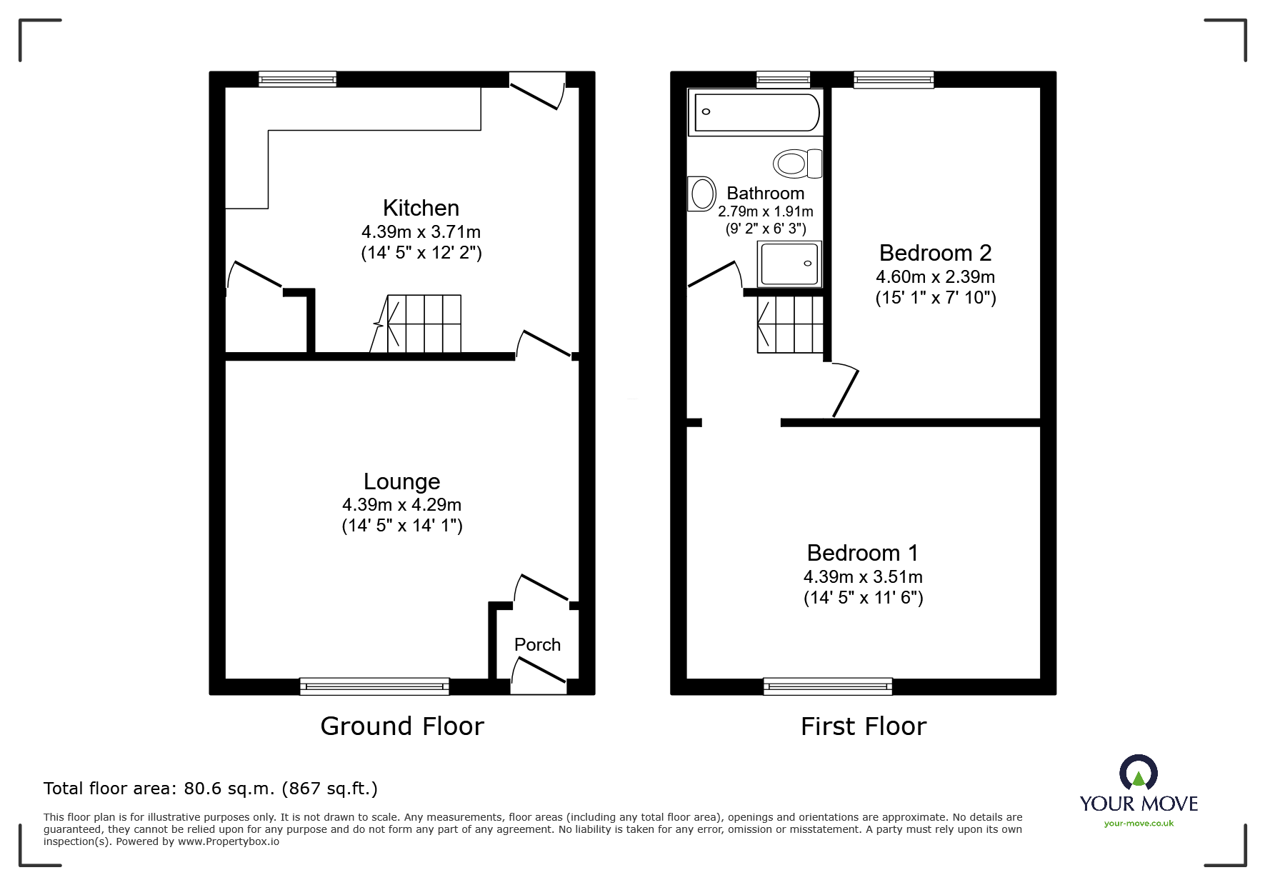 117, Stoneclough Road, Manchester floorplan