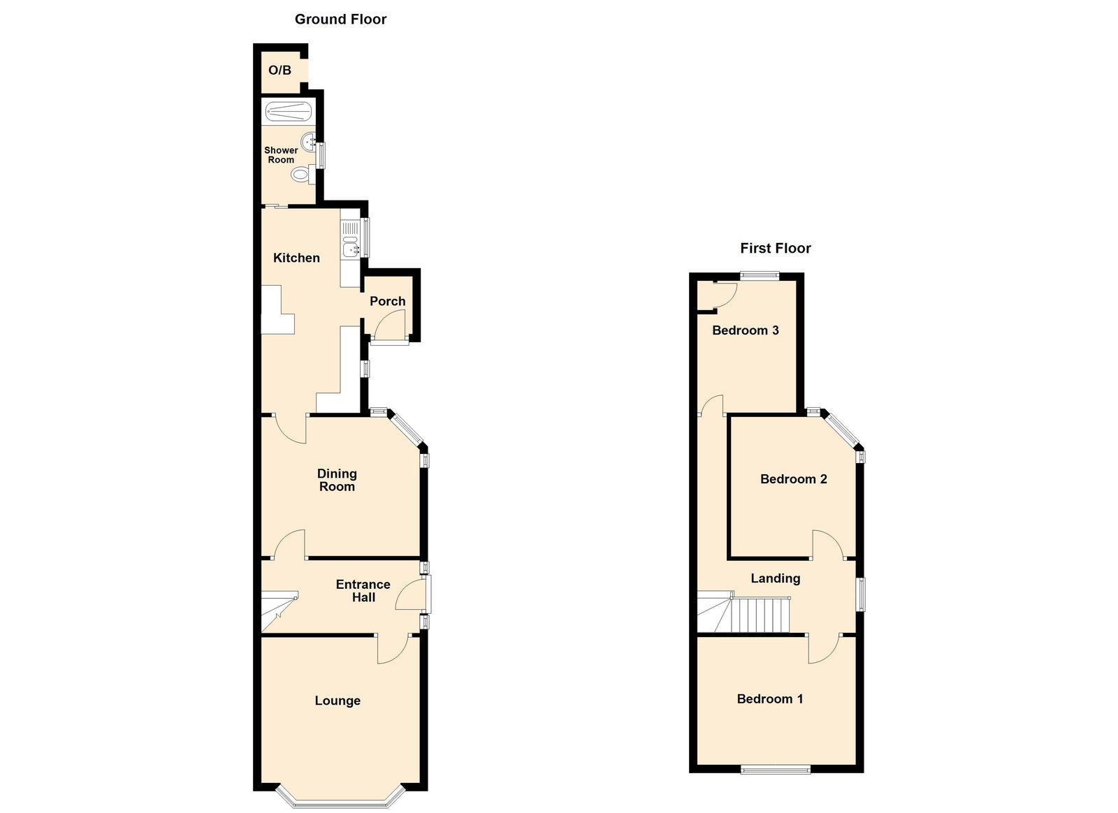 Heathview, 5 Seal Wood Lane, Swadlincote floorplan