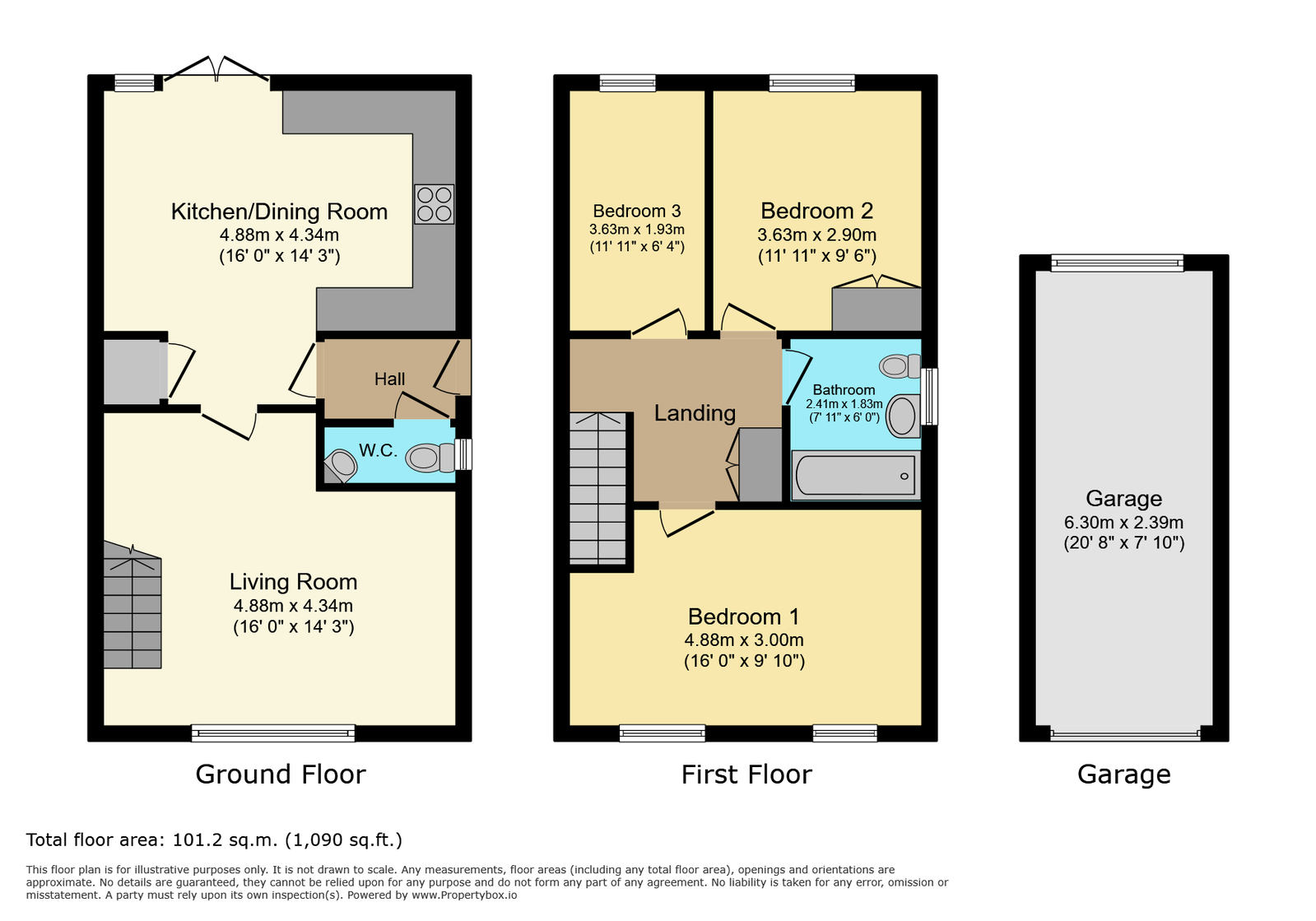 14, Kestrel Road, Dudley floorplan