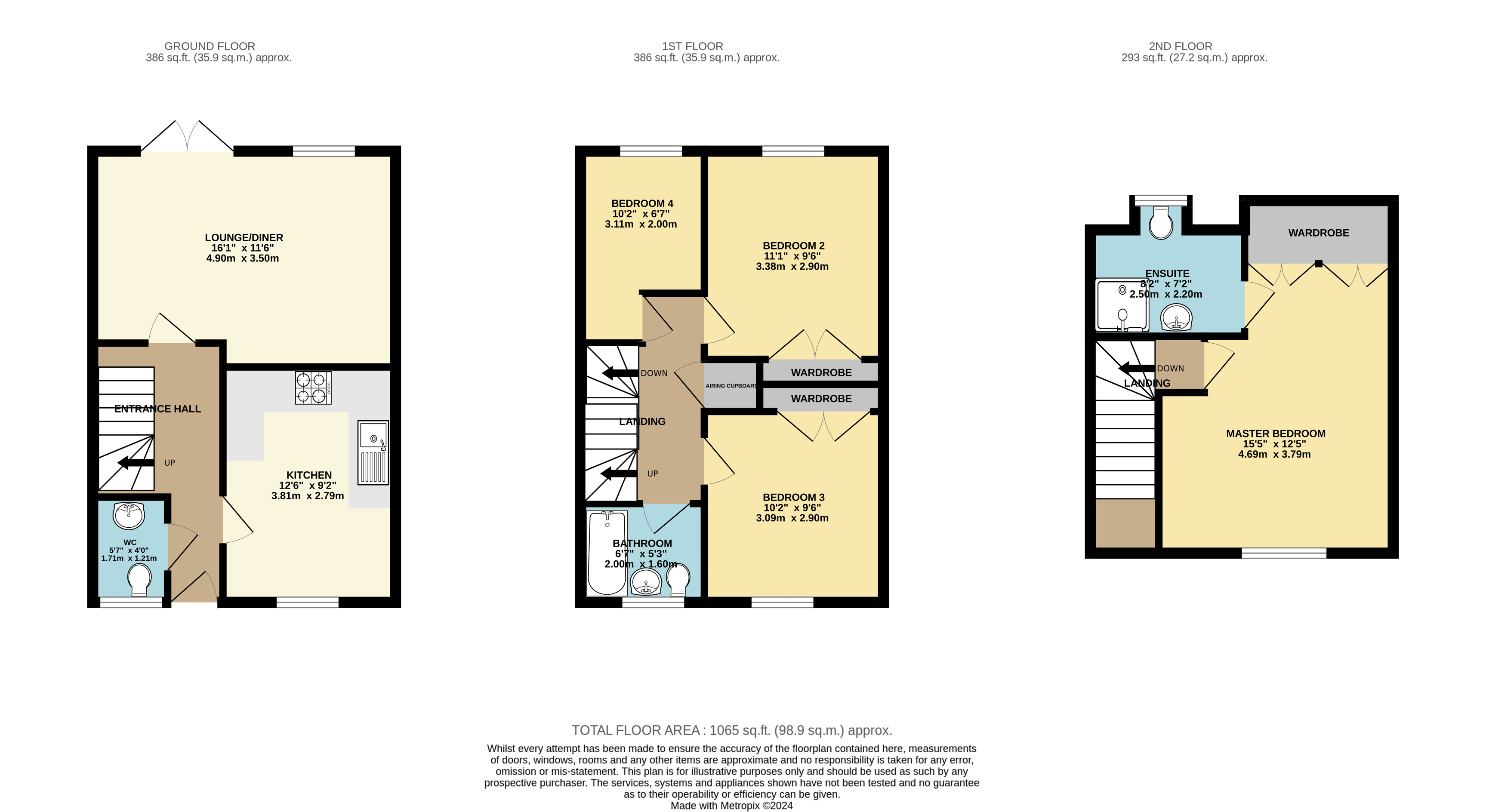 Whittington Chase, Milton Keynes floorplan