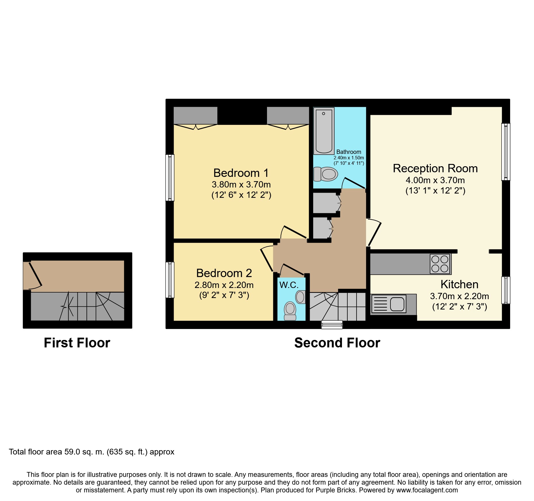 2 Bedrooms Flat for sale in Tressillian Road, Brockley SE4