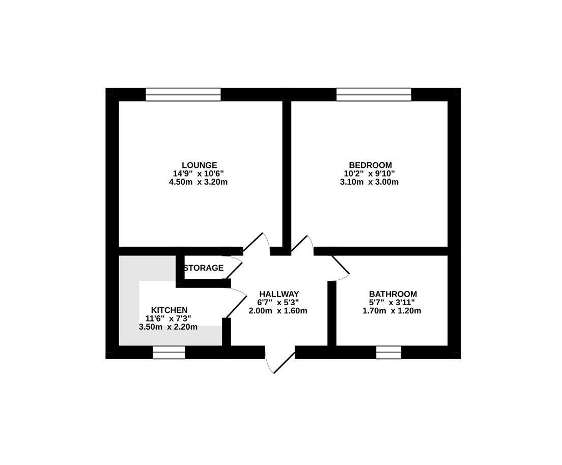 3 Lambourne Court, St. Johns Close, Uxbridge floorplan