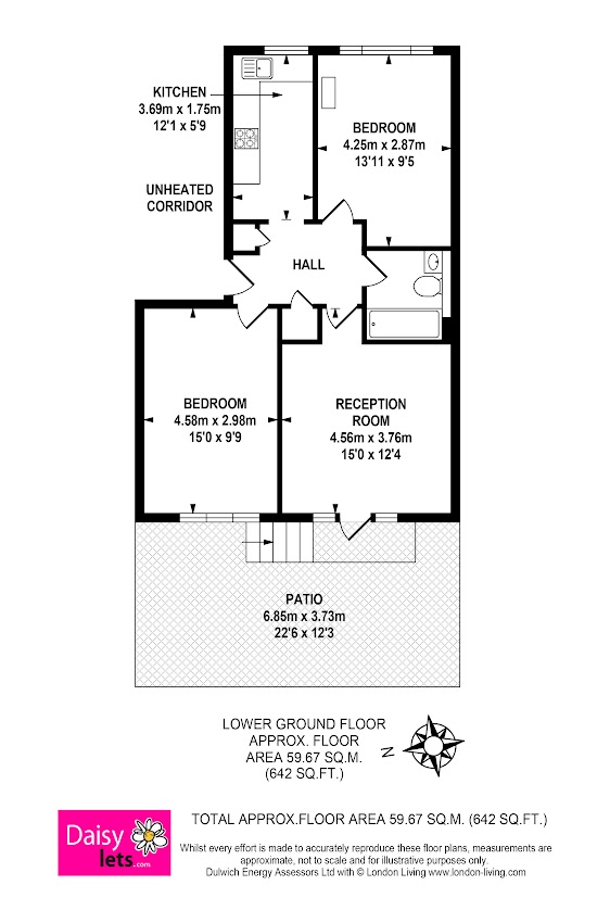 Wood Vale, Forest Hill, London SE23, 2 bedroom flat for sale 64128124