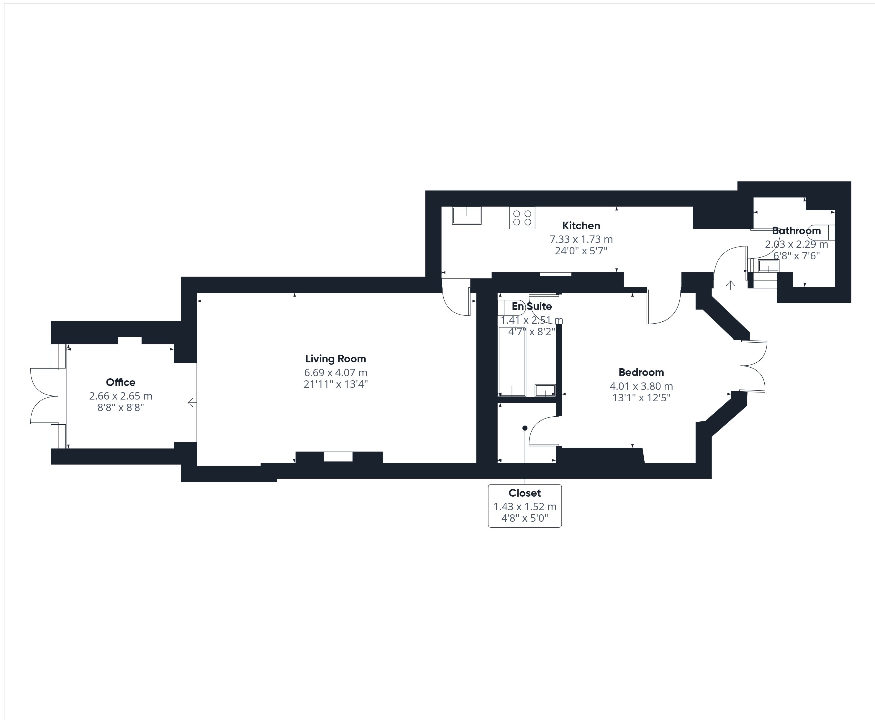 Garden Flat, 160, Holland road, London floorplan