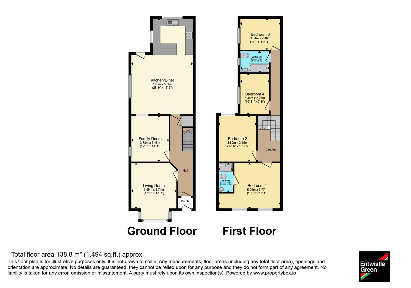 28, North Park Road, Merseyside floorplan