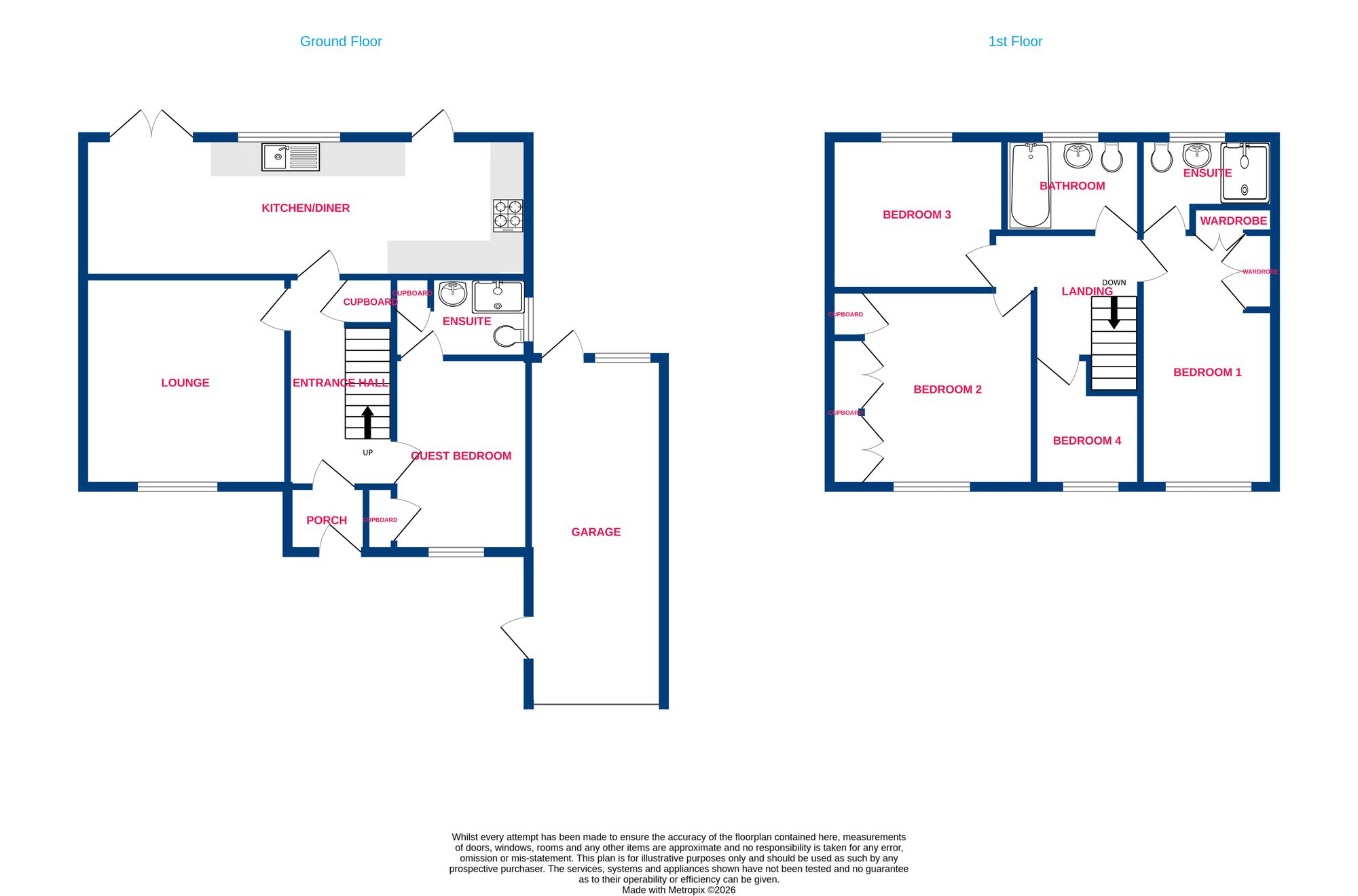 10 Linnets, Basildon floorplan
