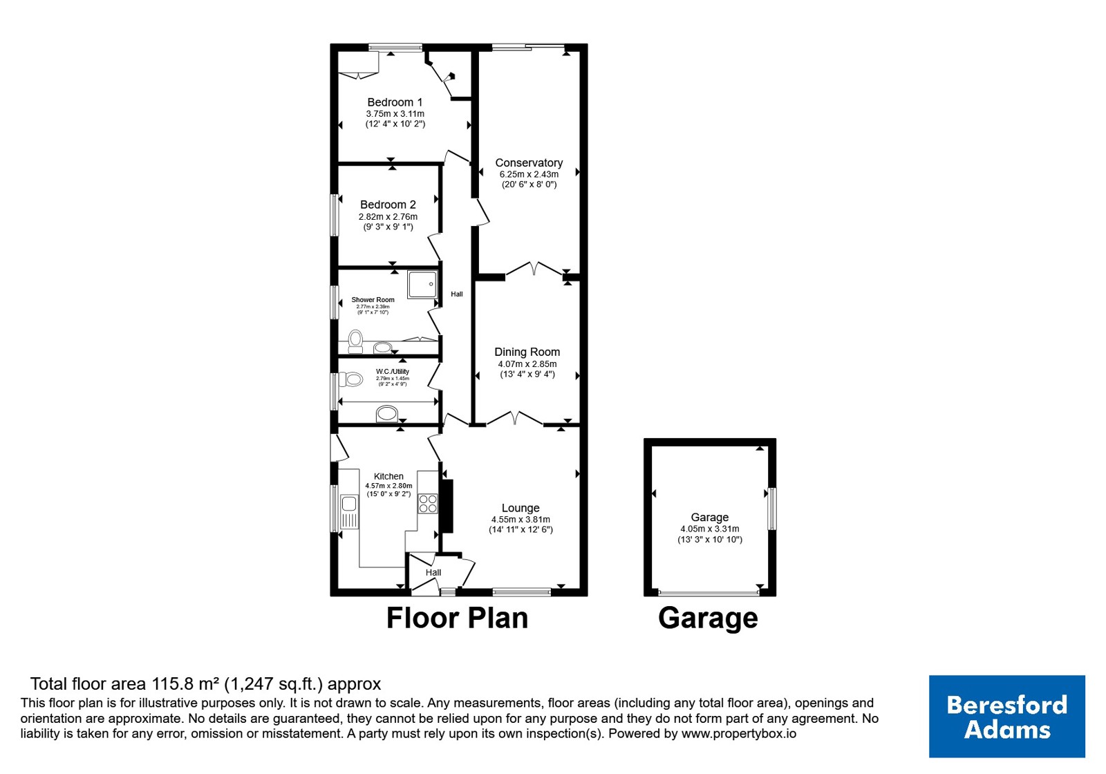 14, Cadnant Drive, Flintshire floorplan