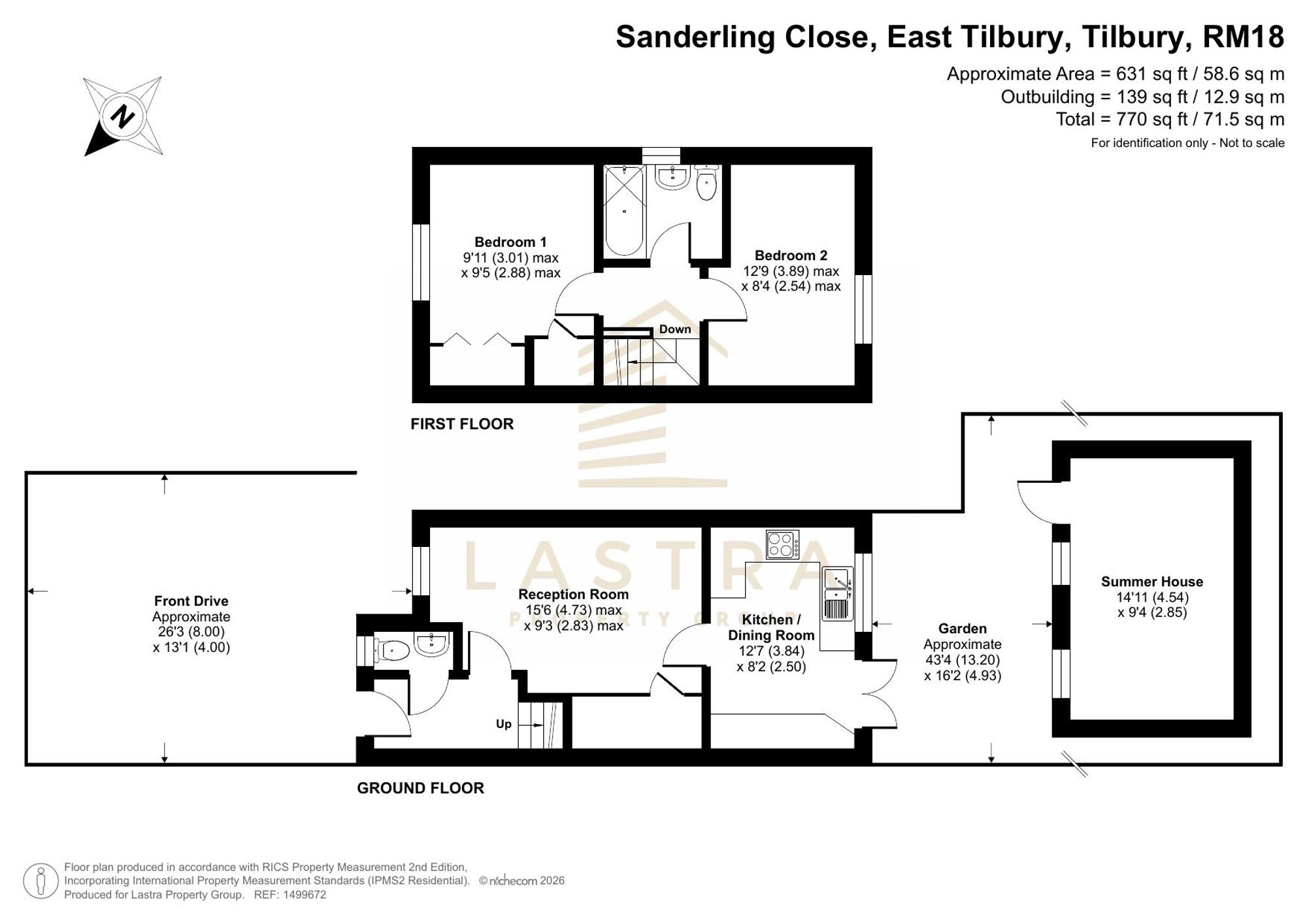 29 Sanderling Close, Tilbury floorplan