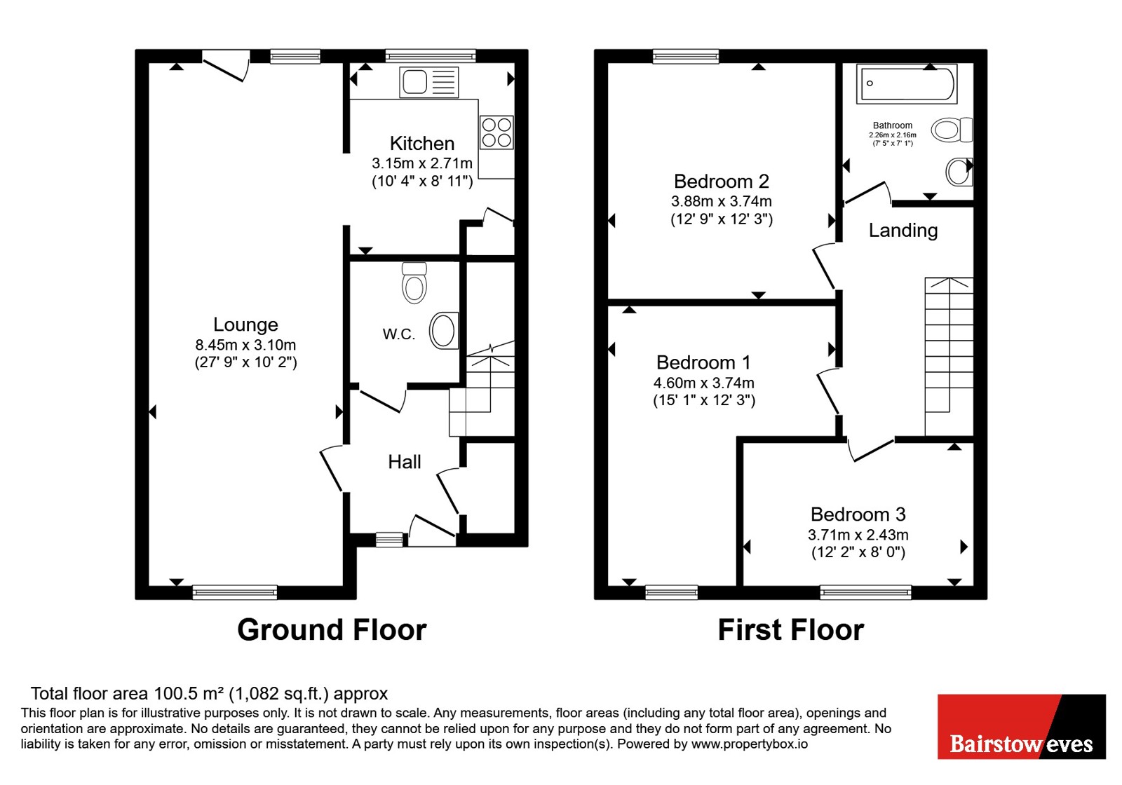 137, St. Chads Road, Essex floorplan