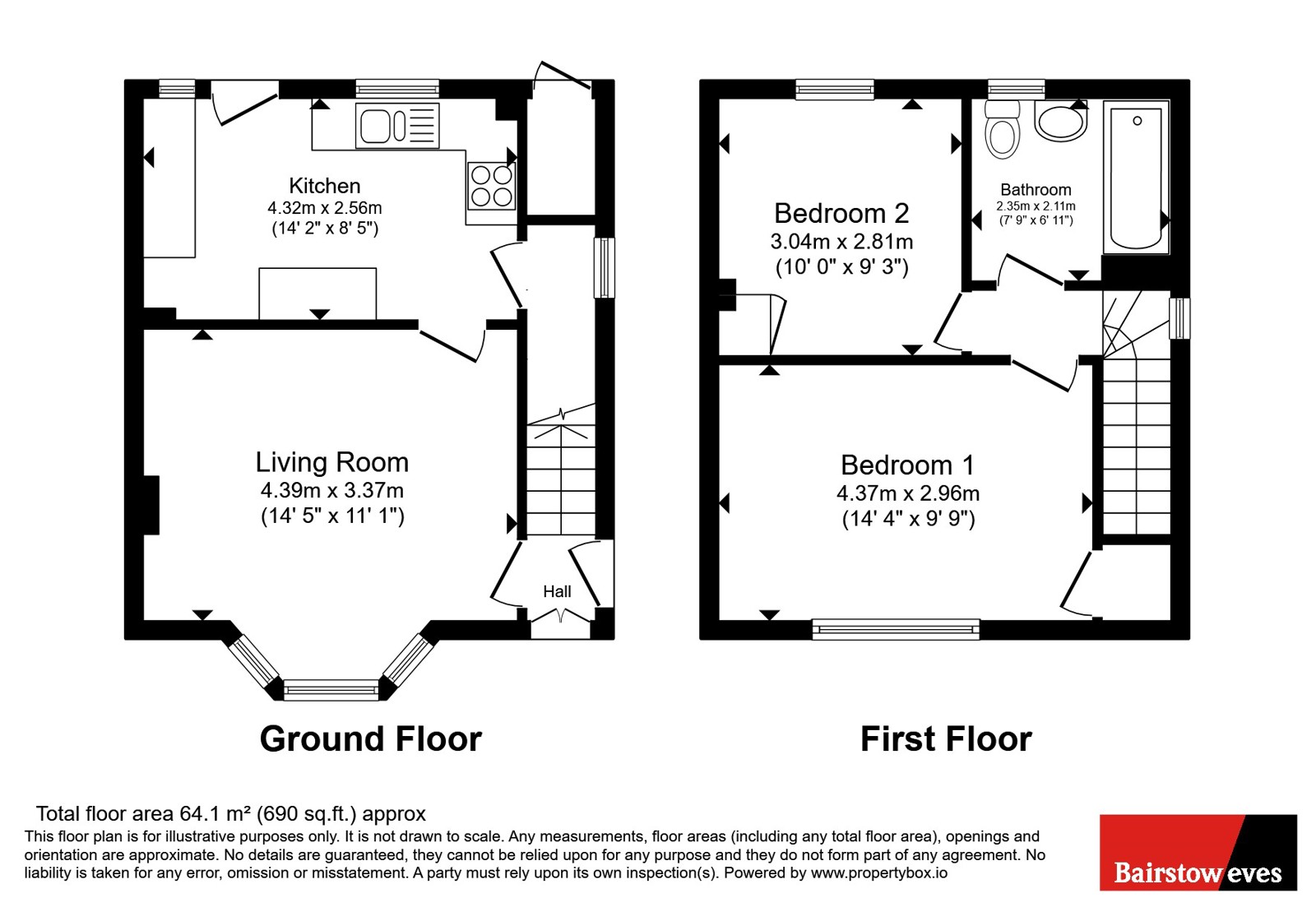 66, Fenton Drive, Nottinghamshire floorplan