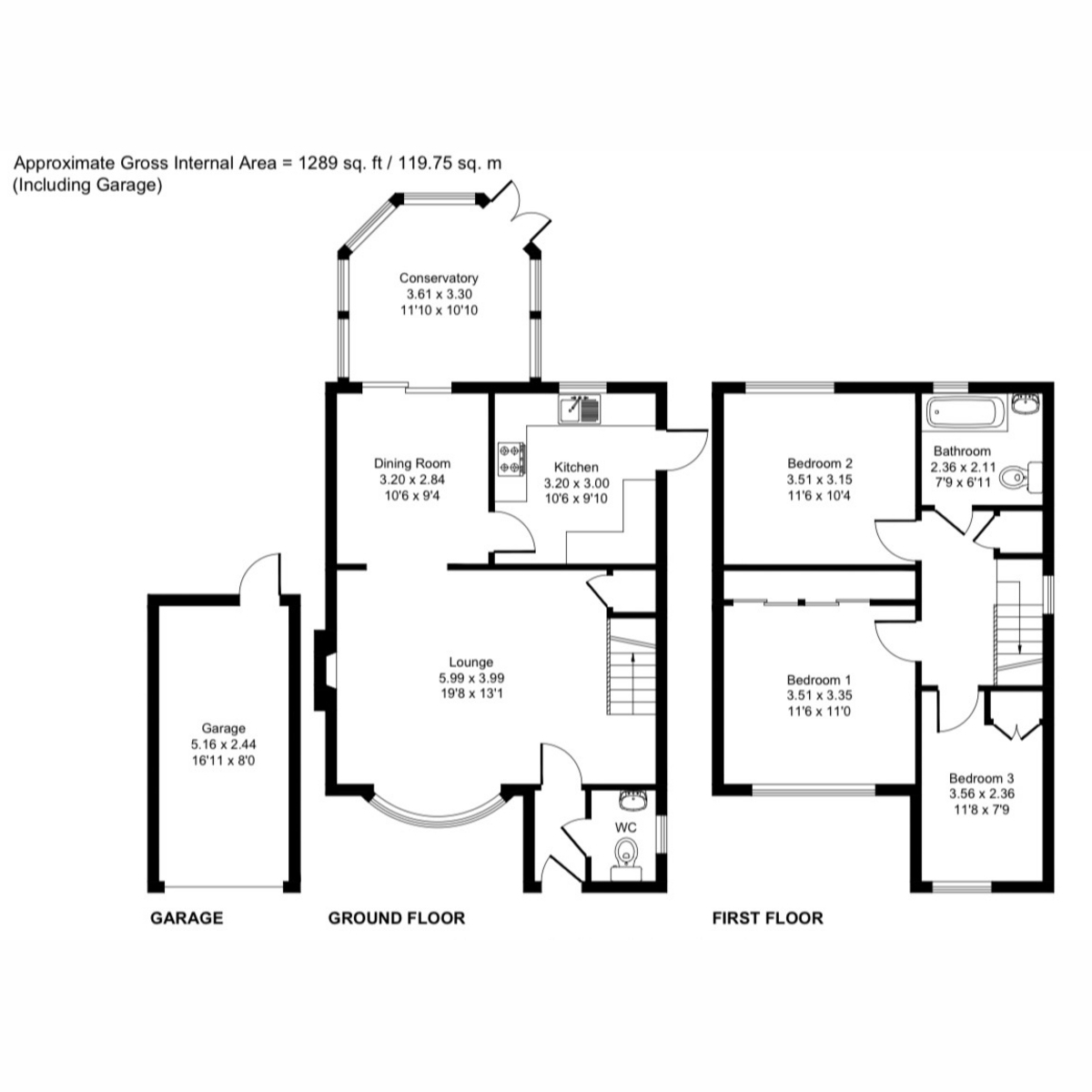 13, Ropley Close, Tadley floorplan