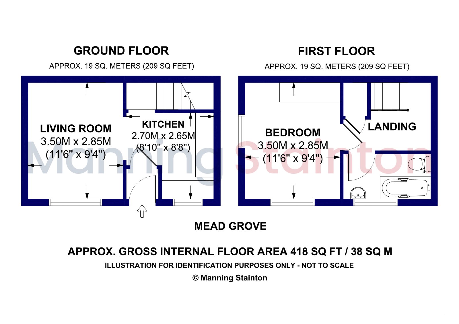 1, Mead Grove, West Yorkshire floorplan