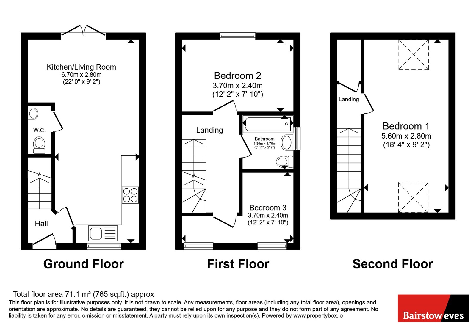 24, Turner Grove, Nottingham floorplan