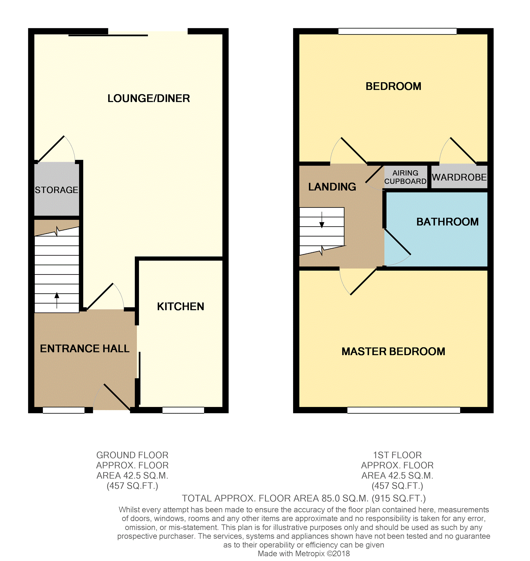 2 Bedrooms Terraced house for sale in Small Meer Close, Derby DE73