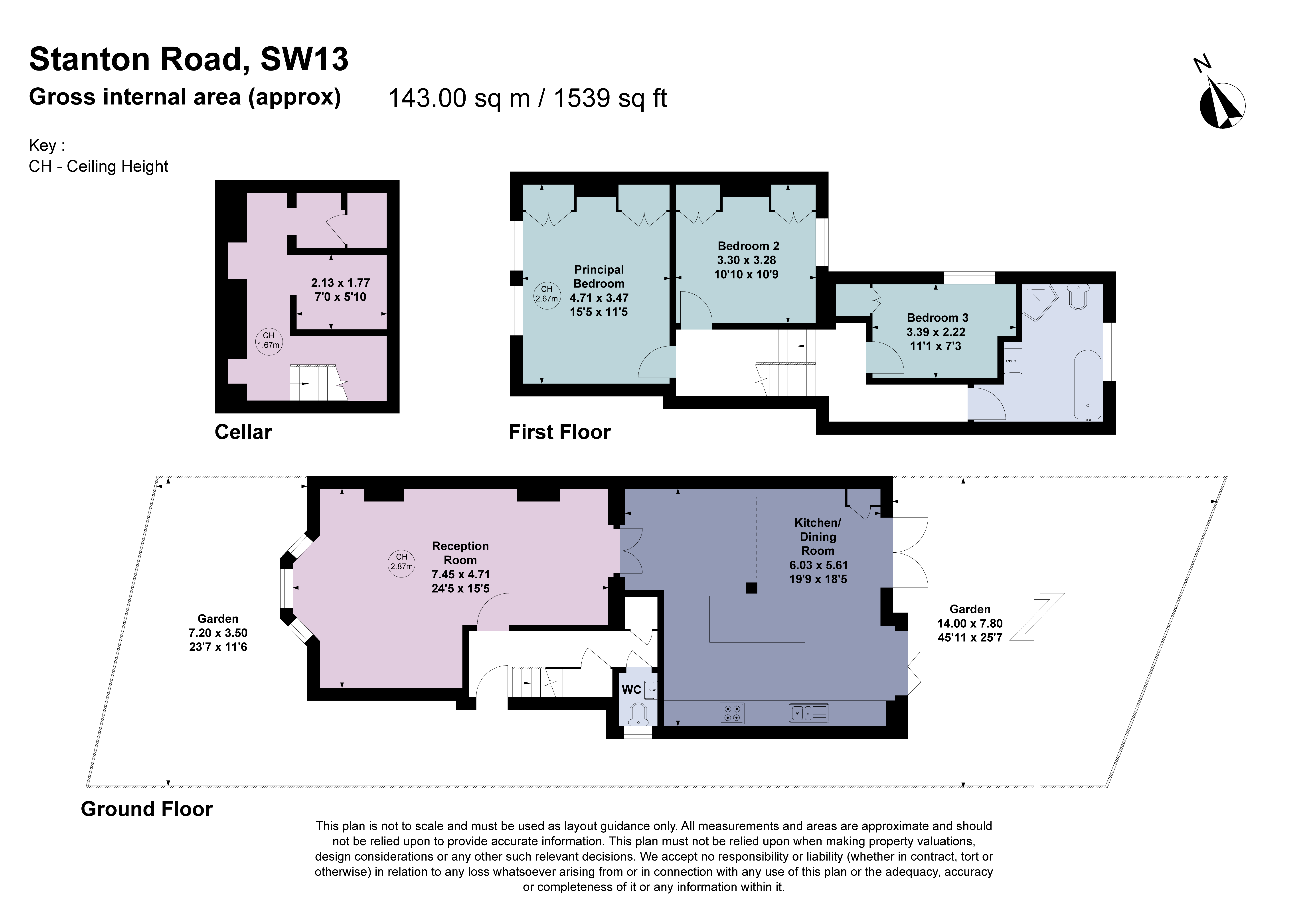 11, Stanton Road, London floorplan