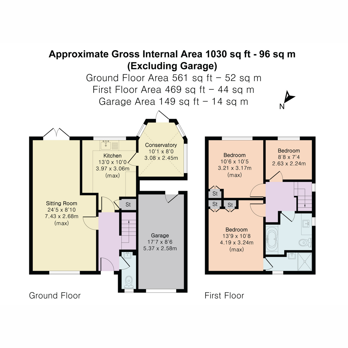 16, Wheatfields, Didcot floorplan