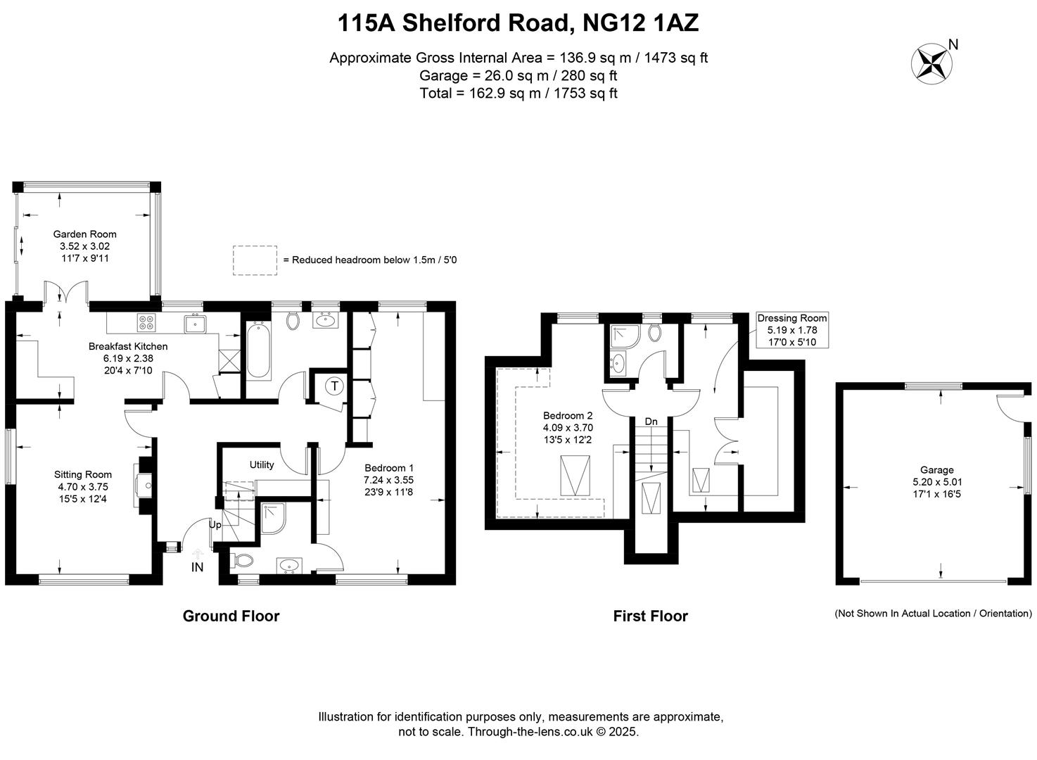 115a, Shelford Road, Nottingham floorplan