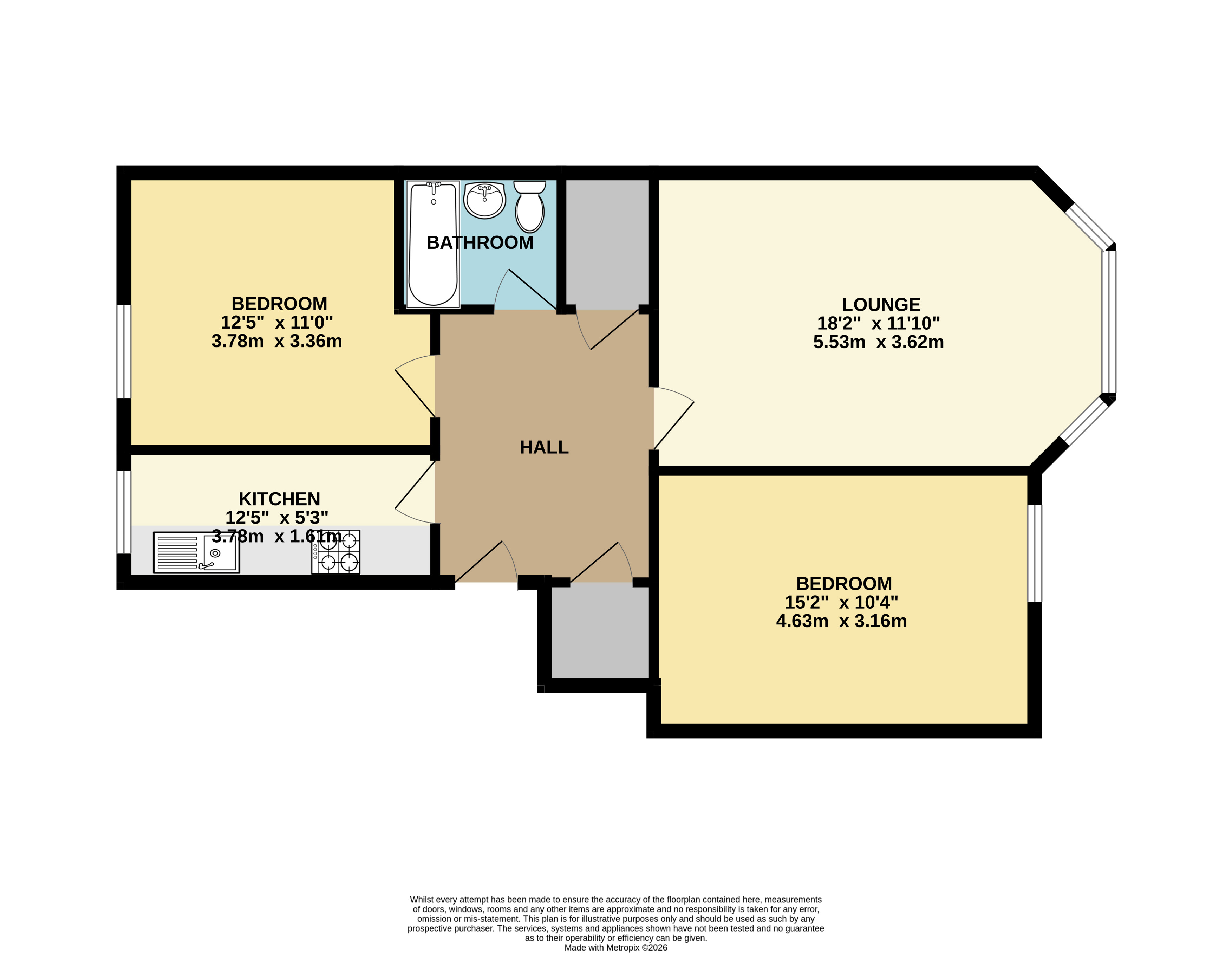 3/1, 412, Cathcart Road, Glasgow floorplan