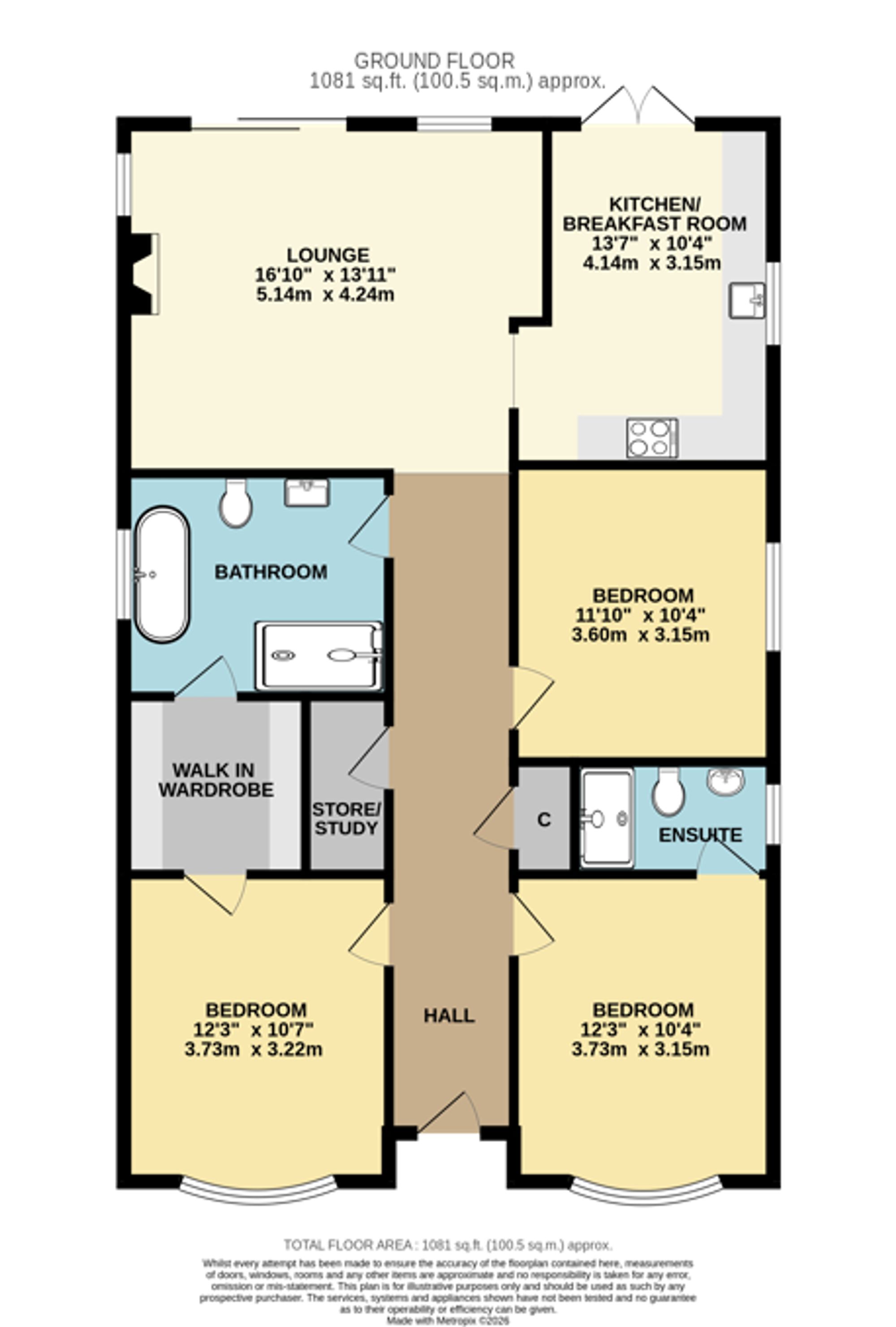Edgewood Lowford Hill, Southampton floorplan