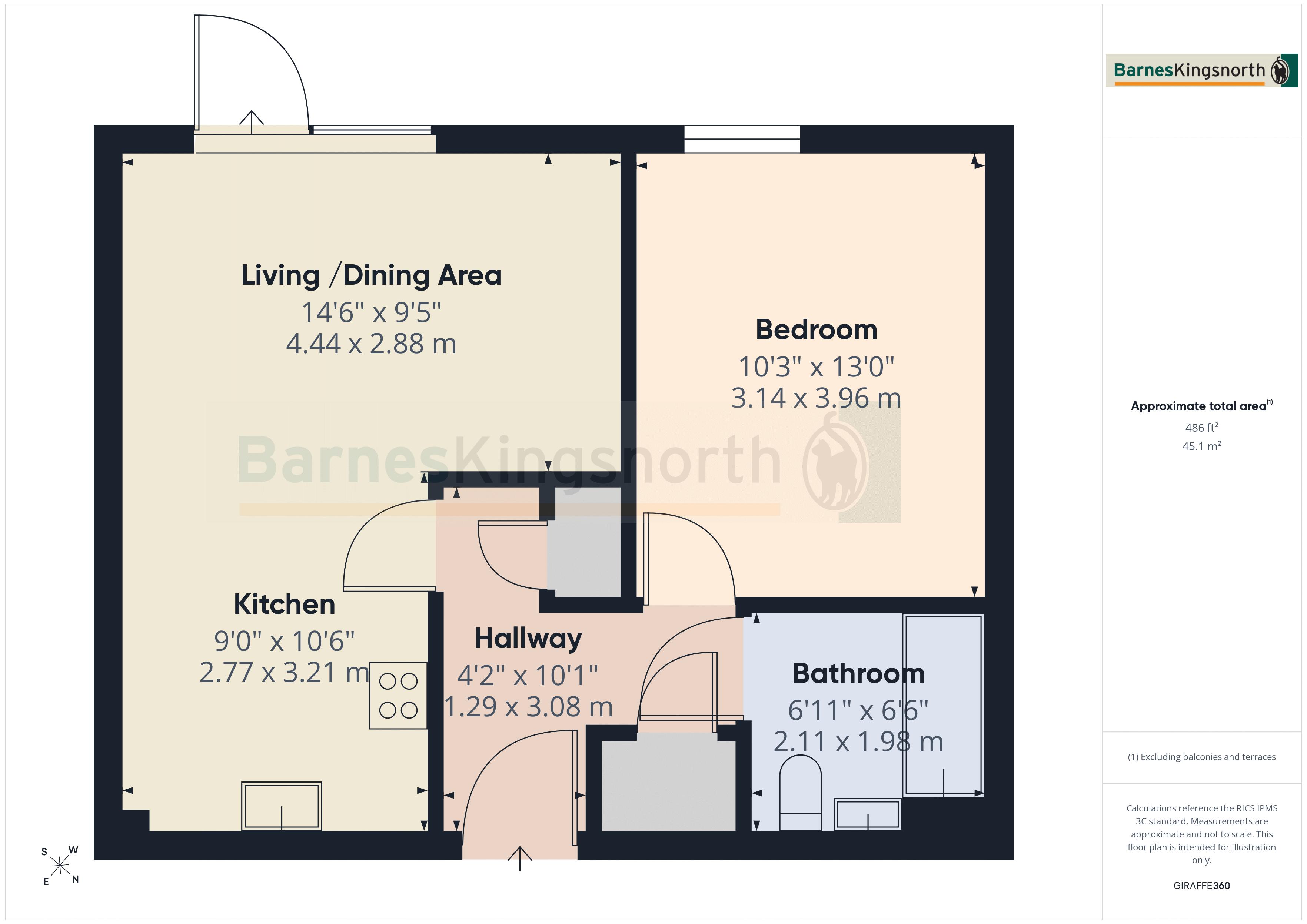709 Ashbys Point, Walters Farm Road, Tonbridge floorplan