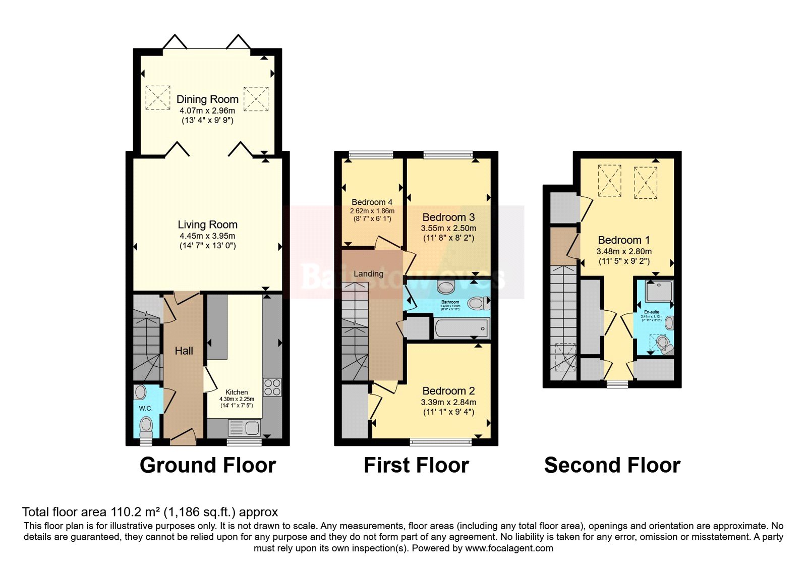 30, Southwell Close, Grays floorplan