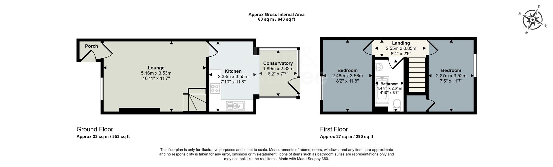 139, Tangmere Drive, Cardiff floorplan