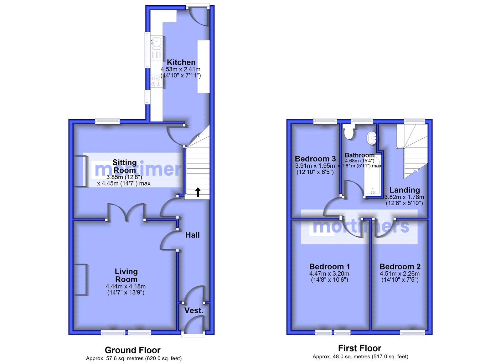 122, Whalley Road, Blackburn floorplan