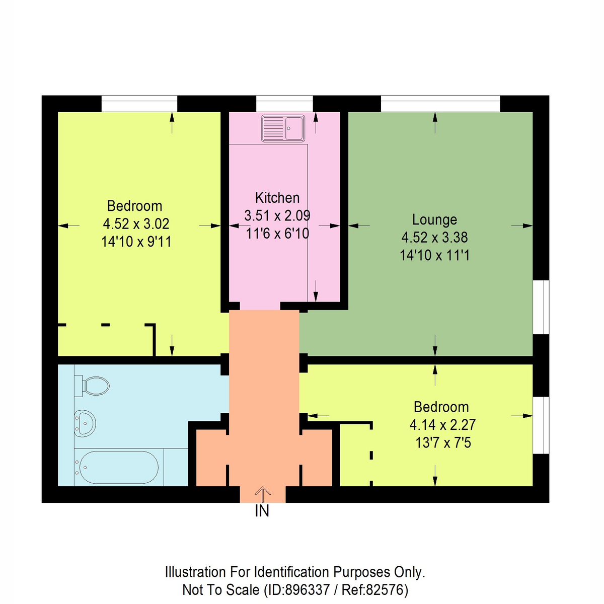 Elgin Street, Kirkcaldy KY2, 2 bedroom flat for sale 62378908