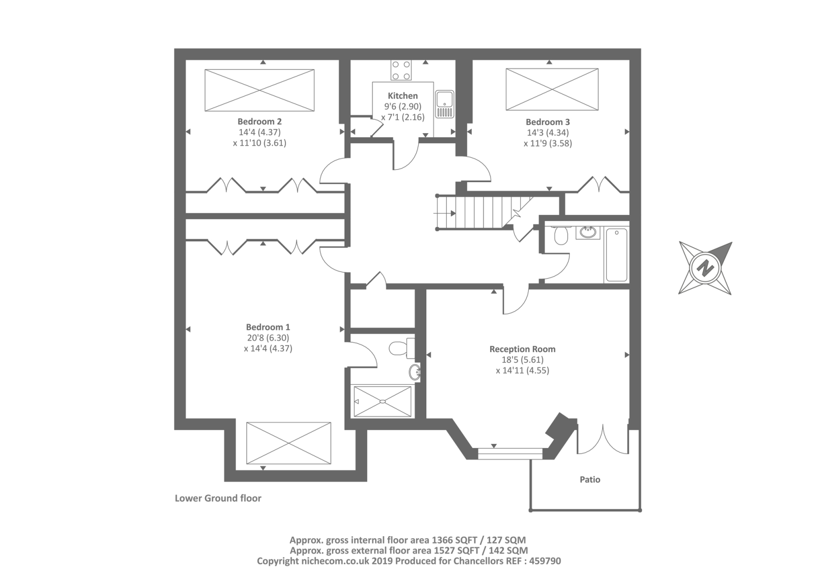 2 Bedrooms Flat to rent in Richings Way, Slough SL0