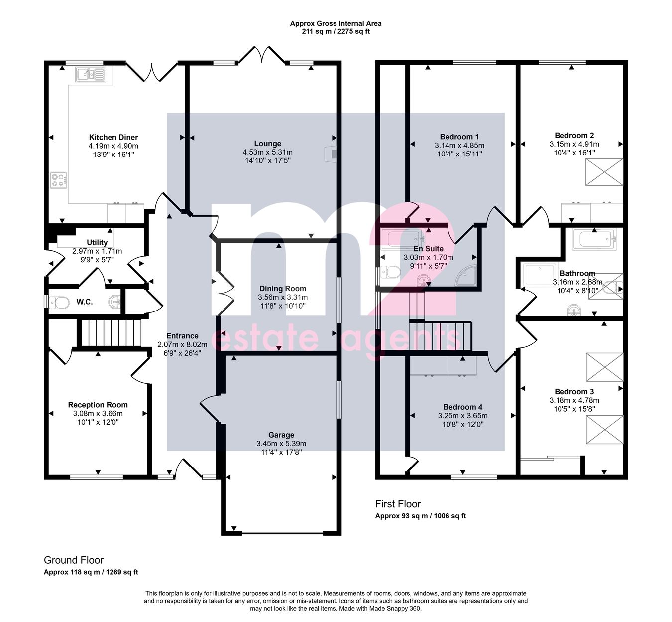 19, Highlands Crescent, Ebbw Vale floorplan