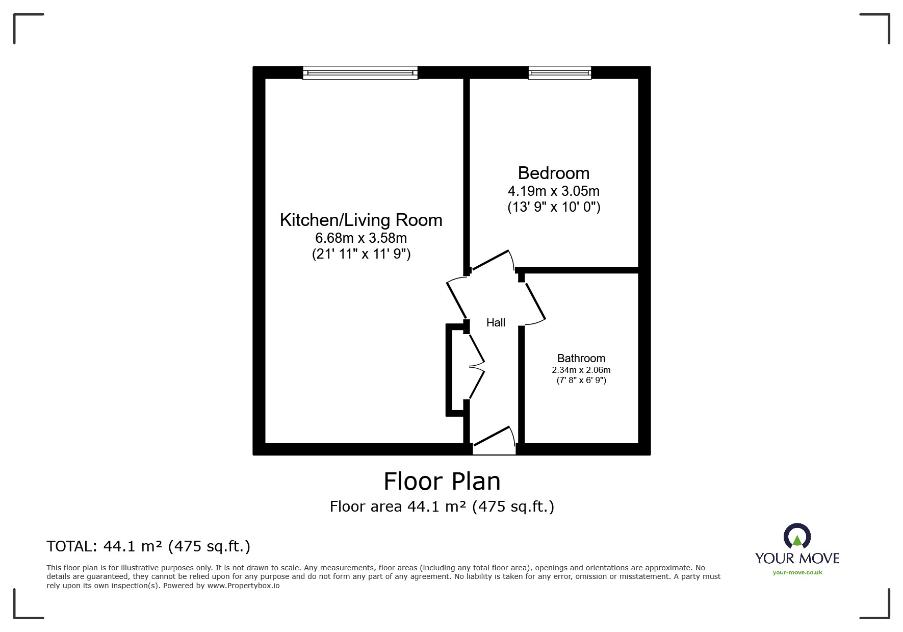 Midland Road, Hemel Hempstead, Hertfordshire, HP2 floorplan