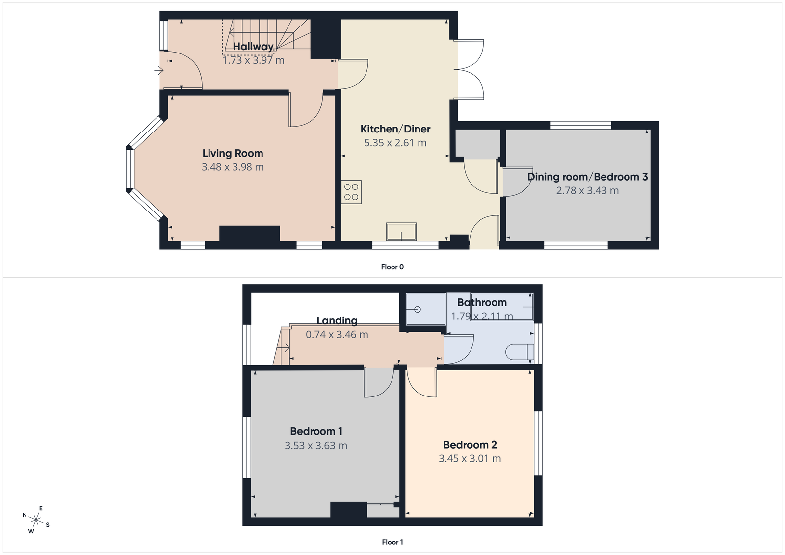 6, Chapel Hill Close, Margate floorplan