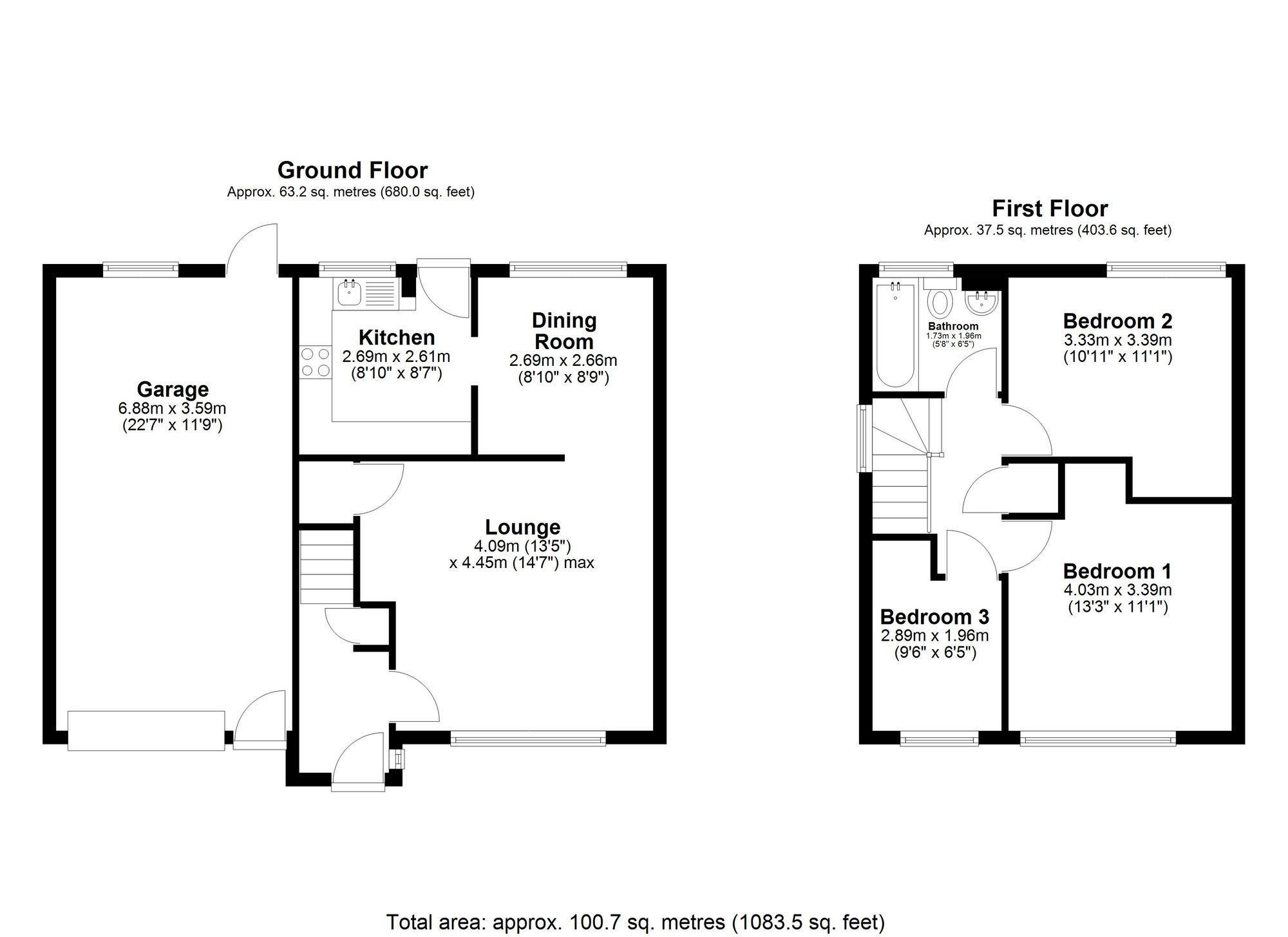 62 Beechwood Avenue, Royston floorplan