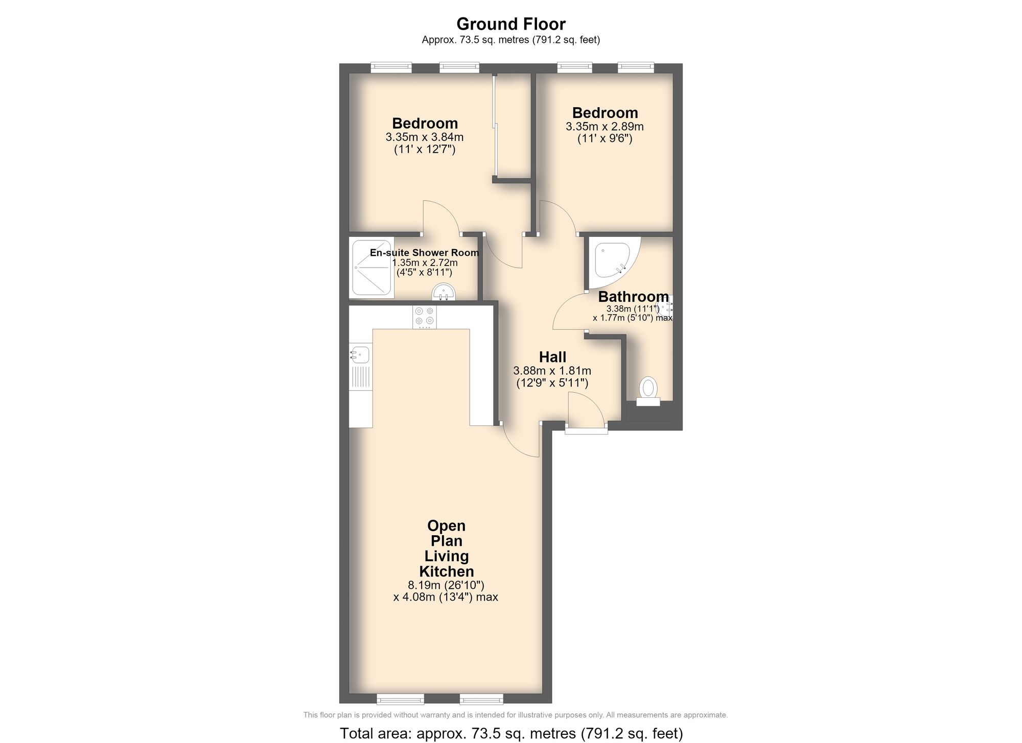 71 Baxter Mews, Sheffield floorplan
