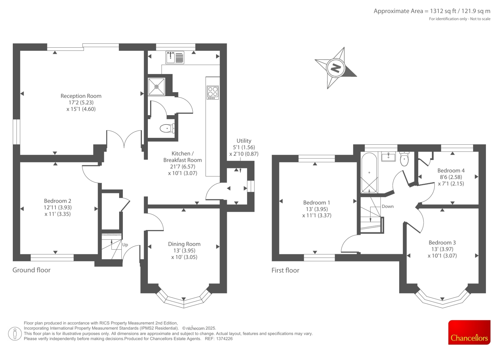 61, Cressex Road, High Wycombe floorplan