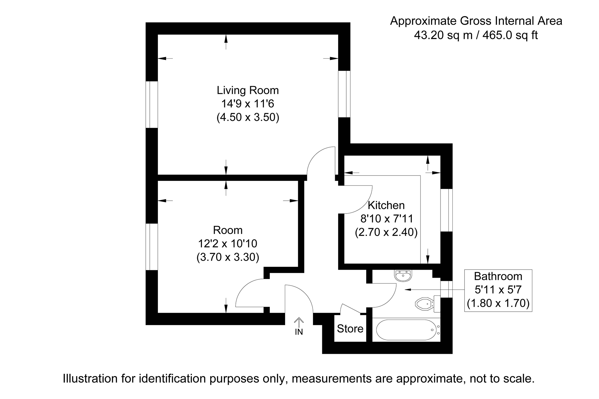 Thant Close, Leyton floorplan