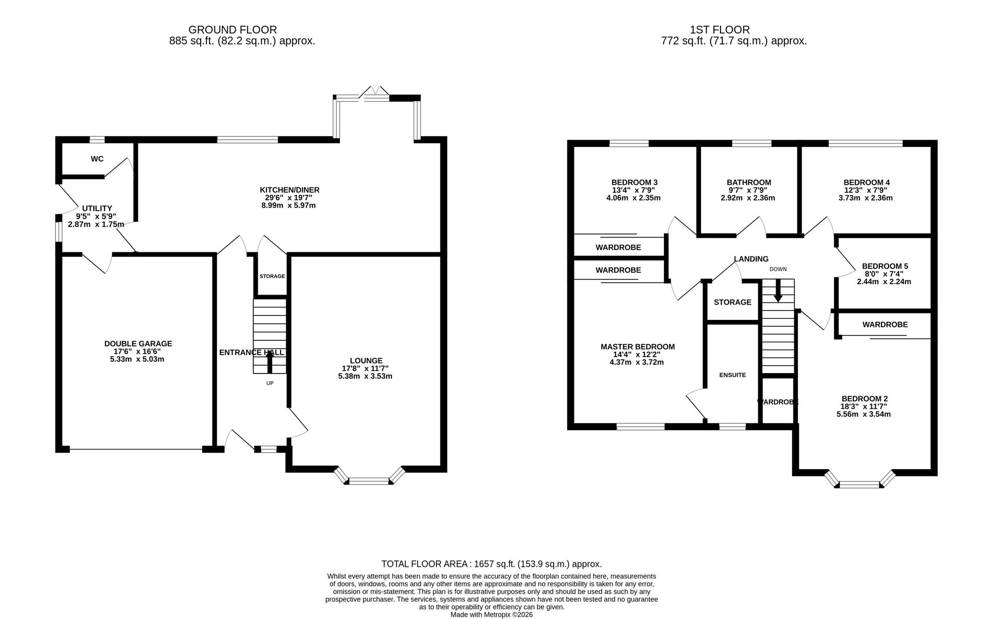 93 McKelvey Way, Crewe floorplan