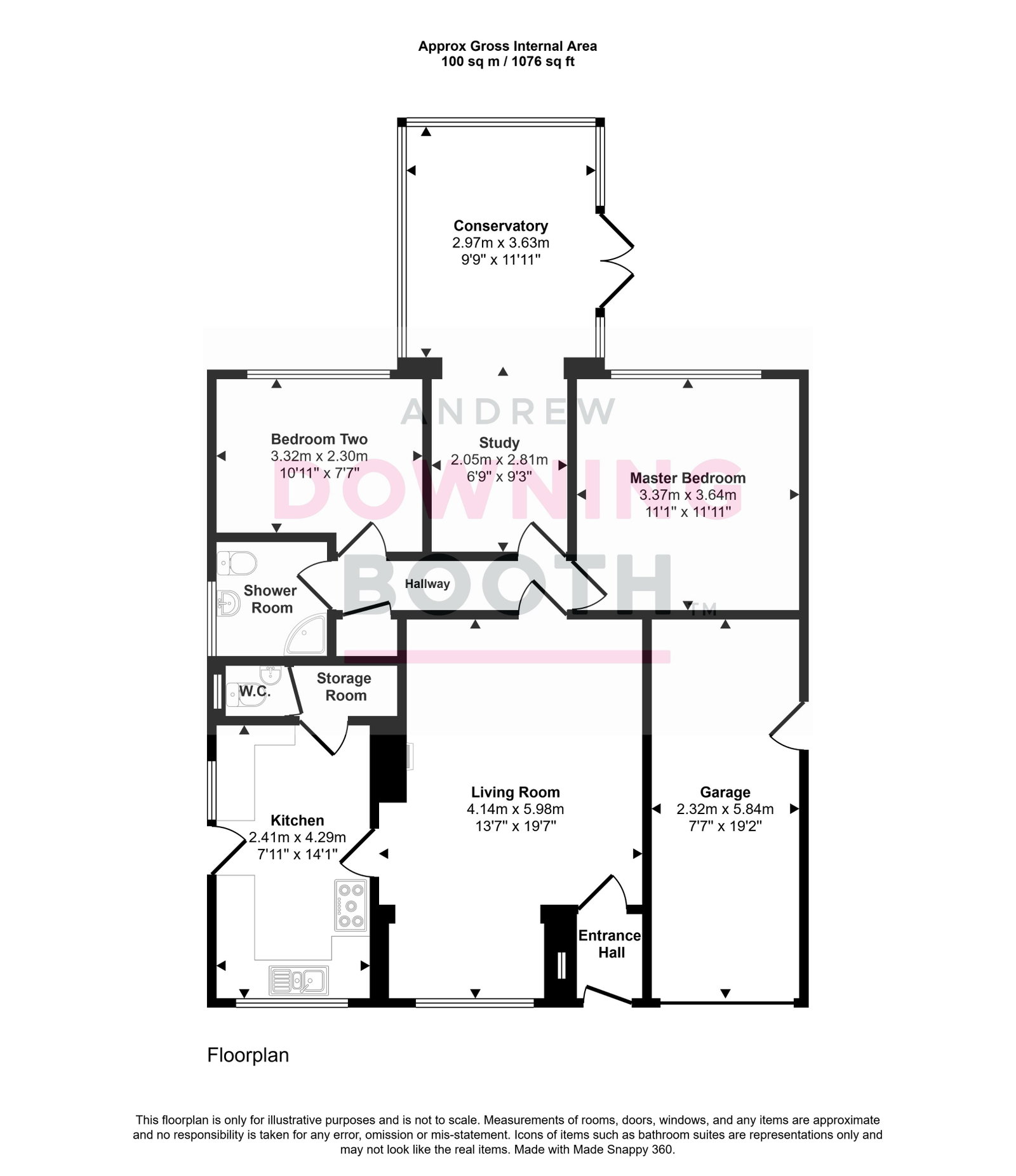 4, Masefield Close, Burntwood floorplan