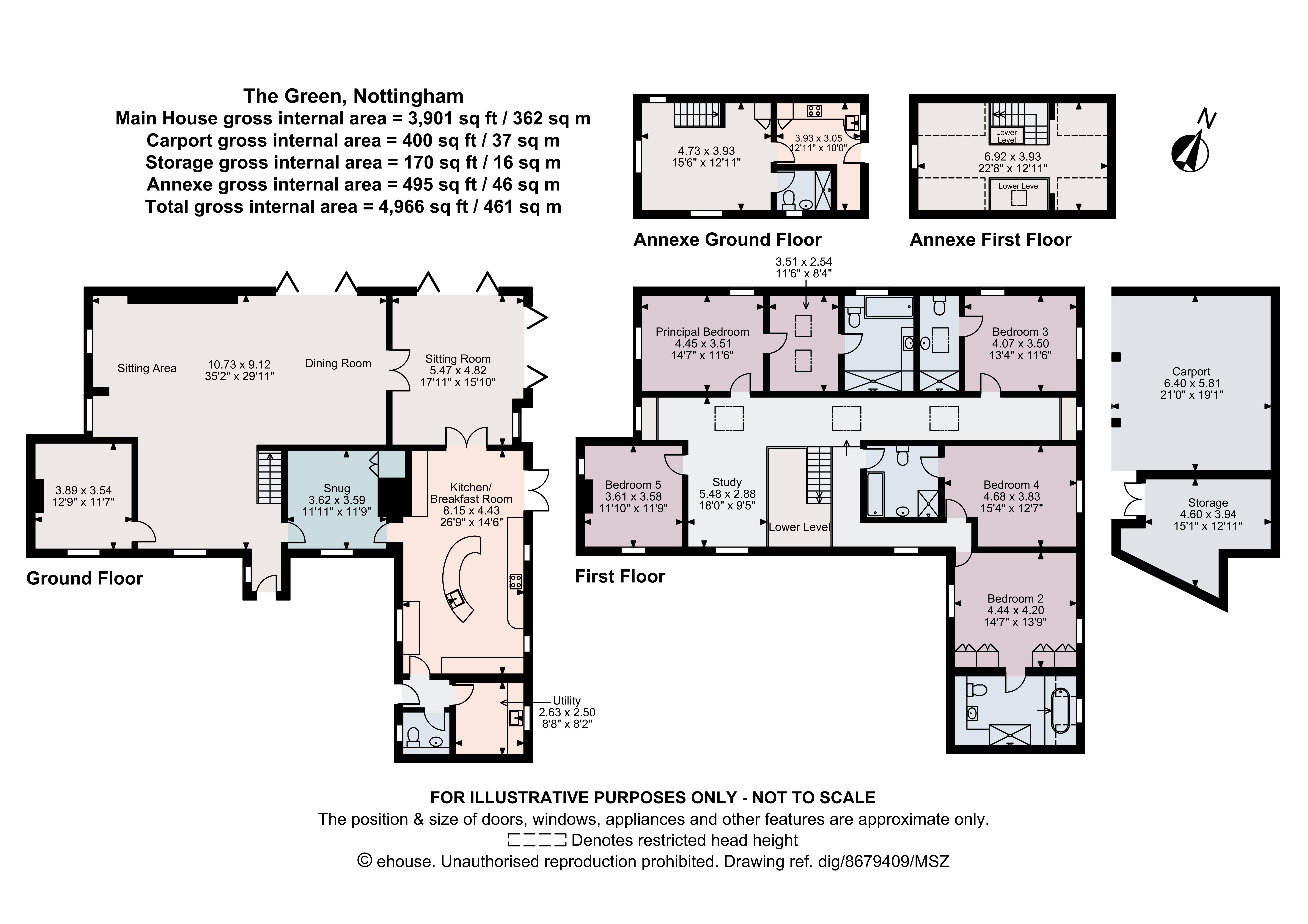 The Green,, Car Colston, Nottingham floorplan