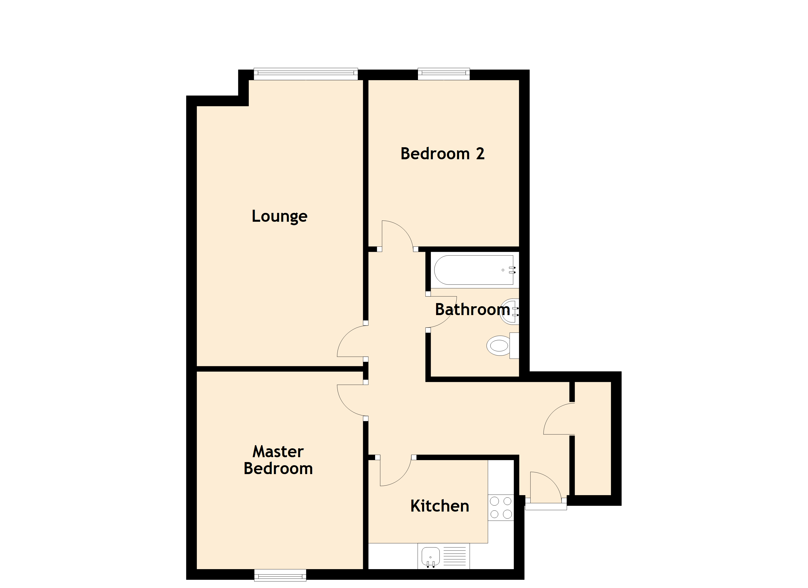 2 Bedrooms Flat for sale in Springfield Gardens, Glasgow G31