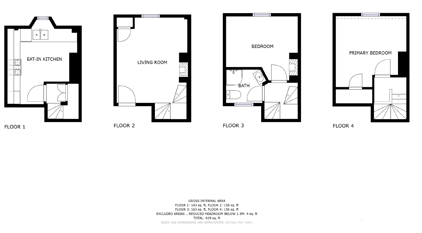 2a, Church Square, Broadstairs floorplan