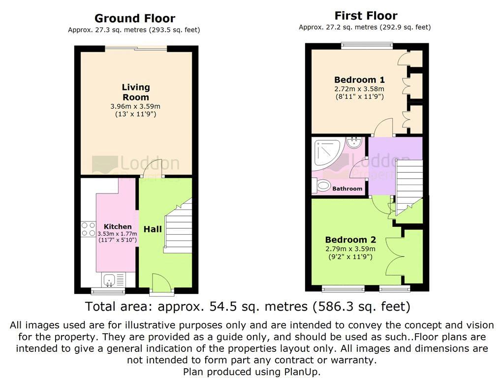 2 Bedrooms Terraced house to rent in Flaxfield Court, Basingstoke RG21