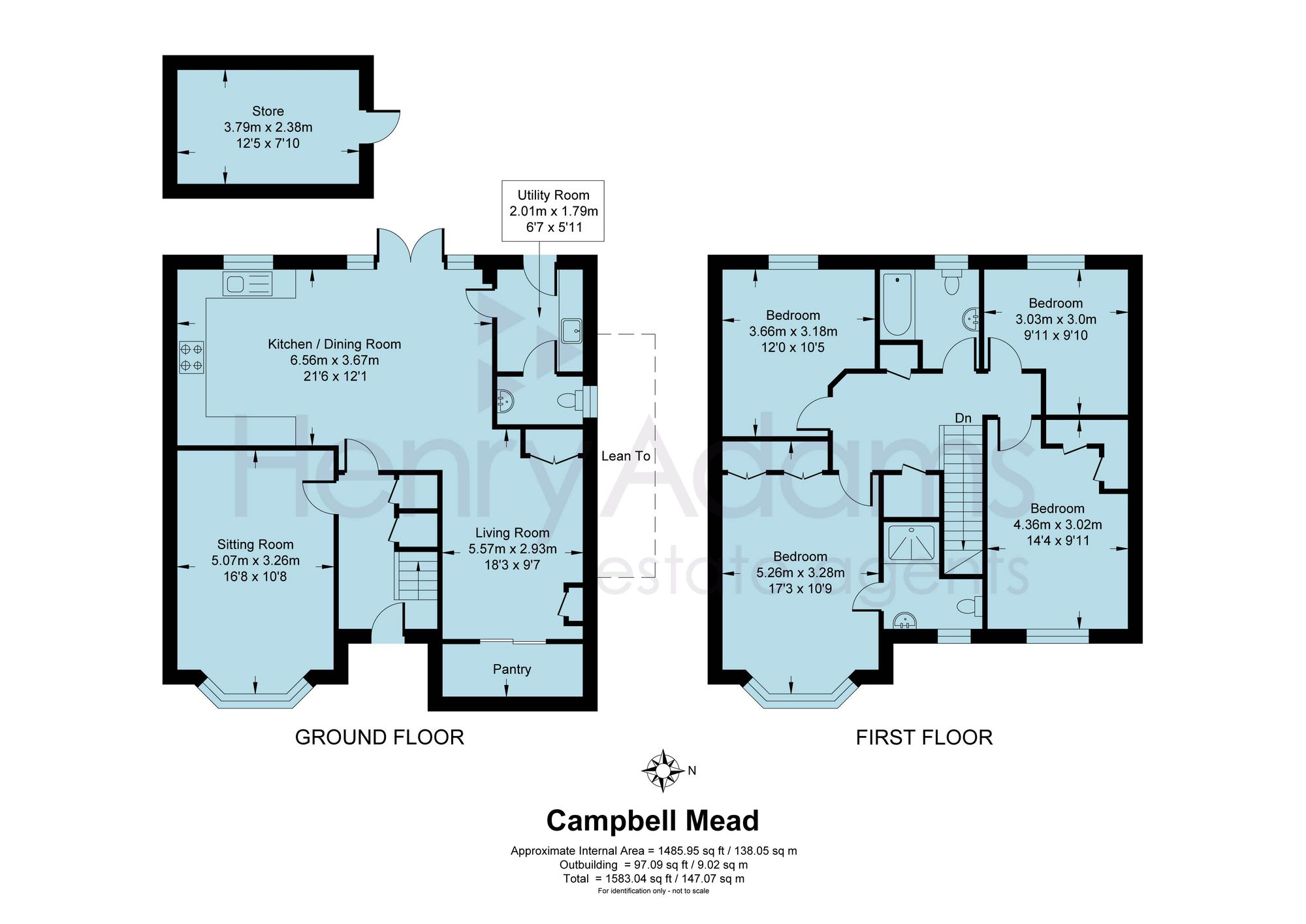 4 Campbell Mead, Haywards Heath floorplan