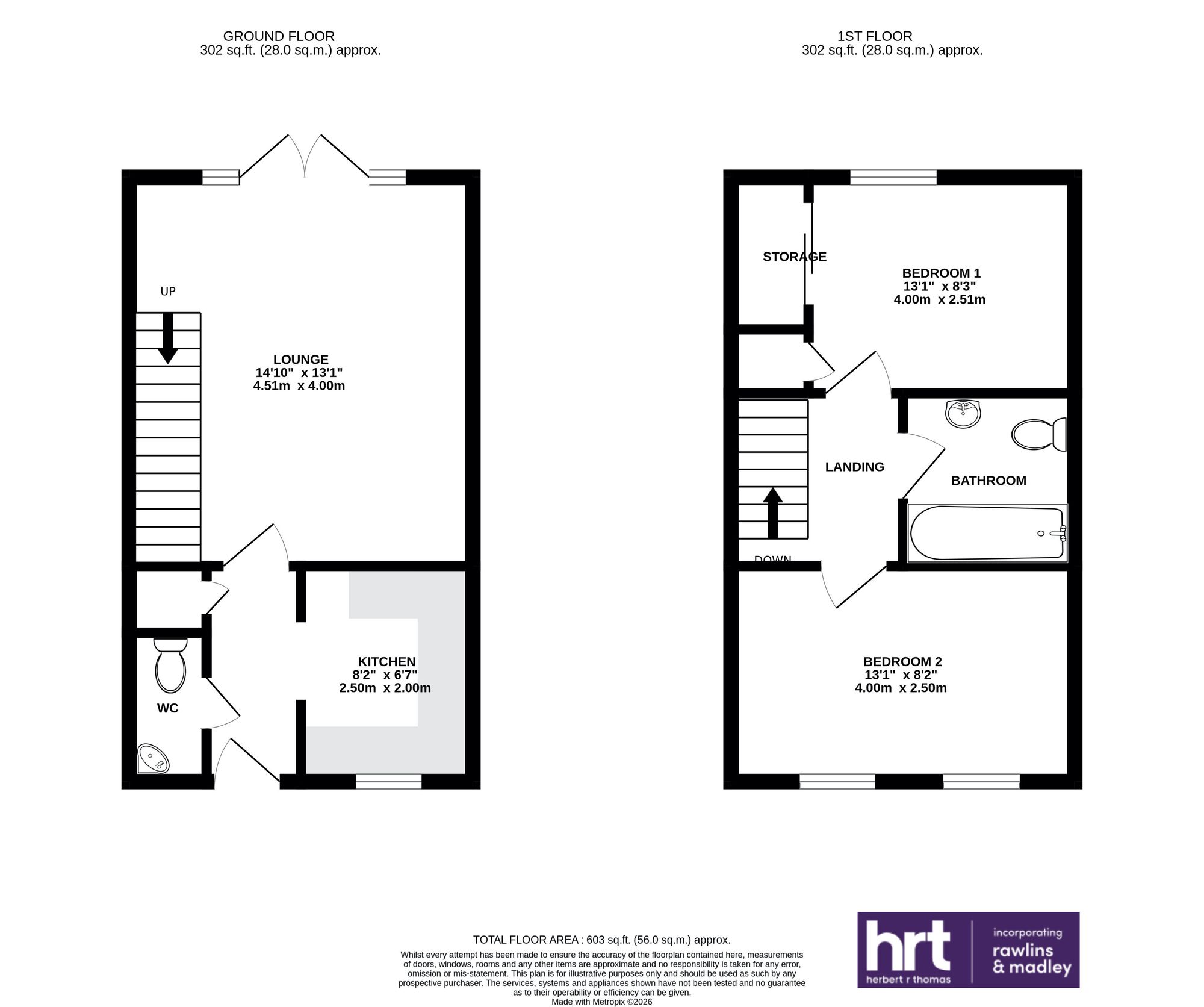 174 Cae Morfa, Neath floorplan