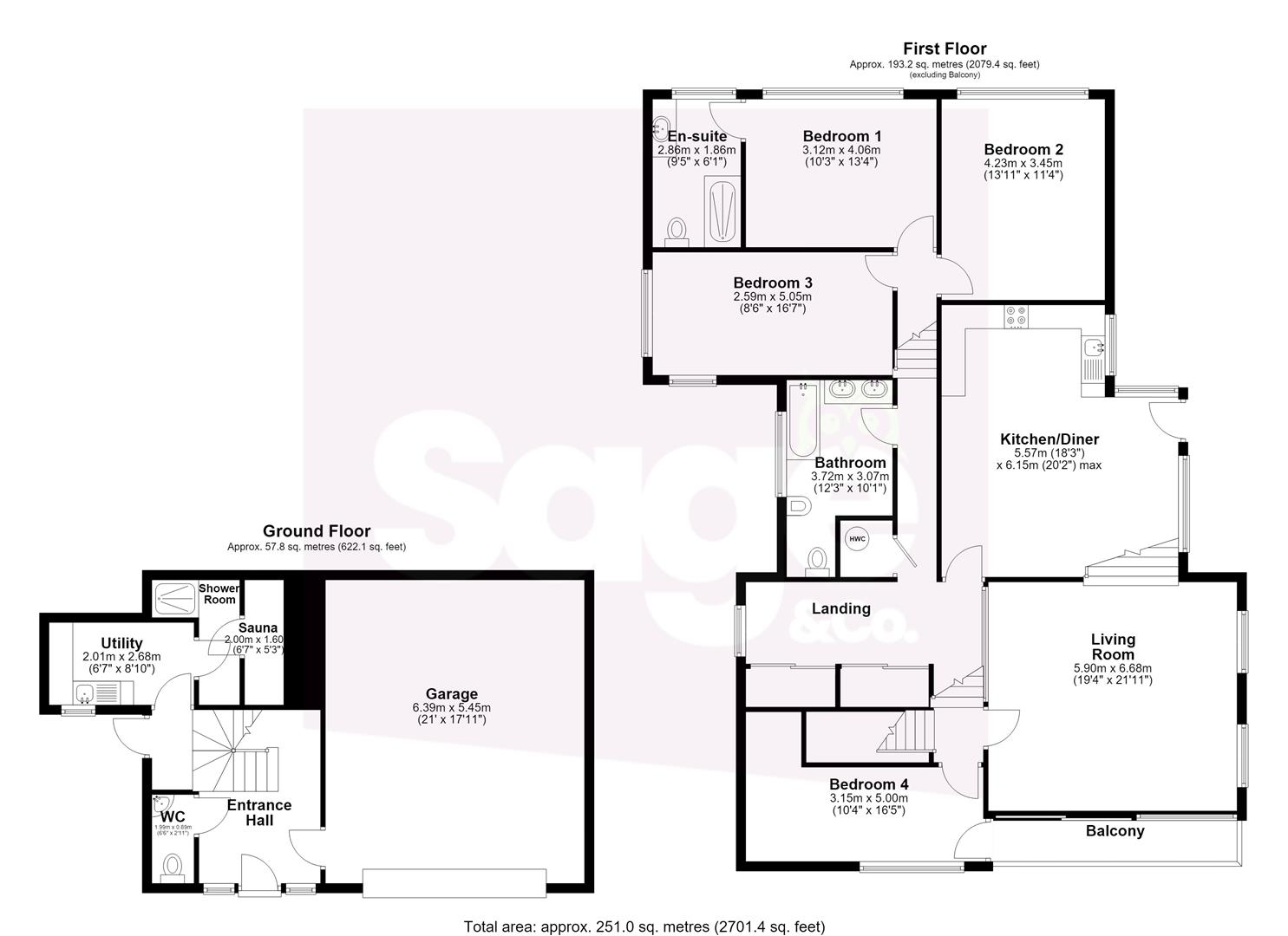 Nevada, Bryn Rhedyn, Cwmbran floorplan